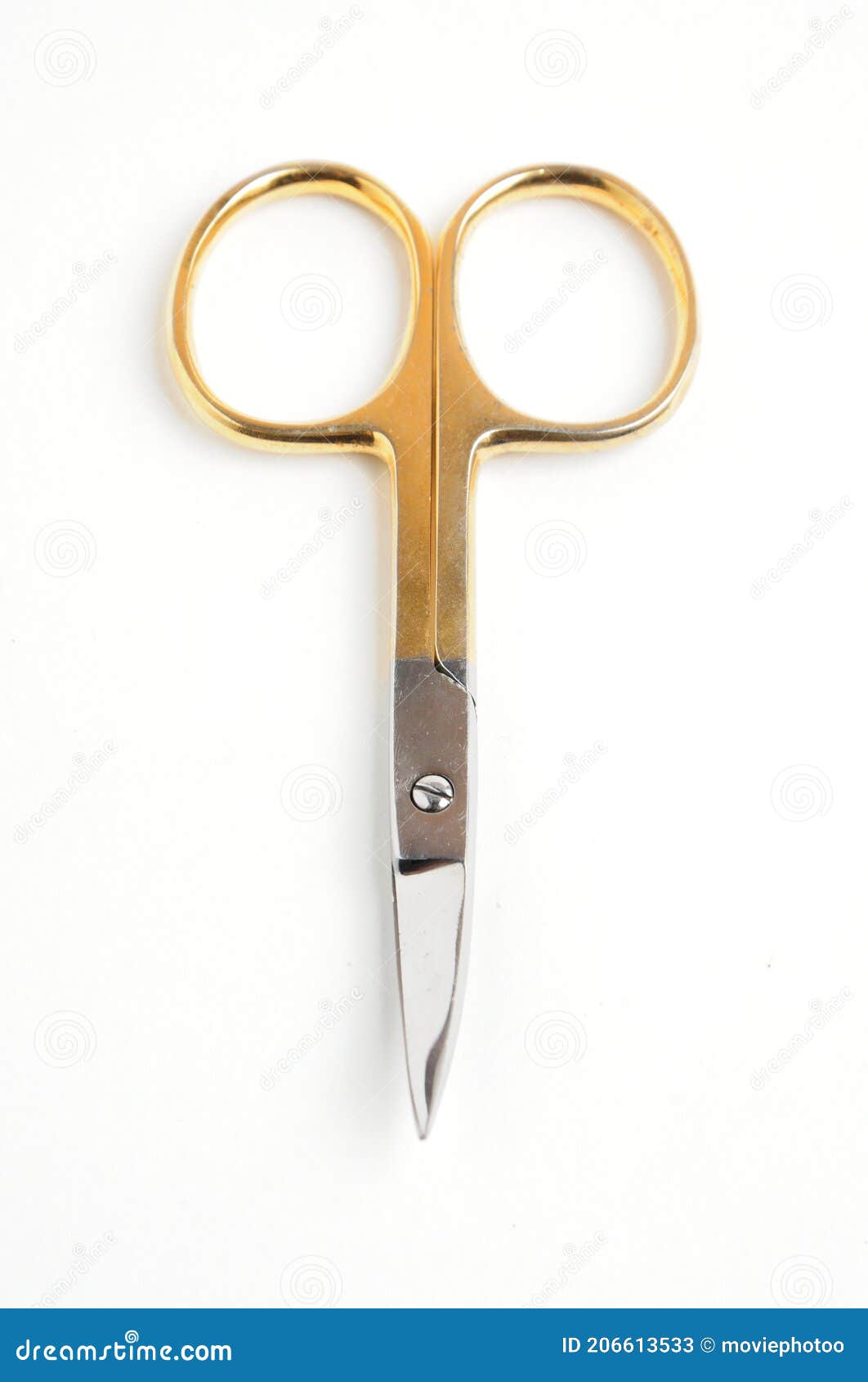 Scissors for Cutting Nails on Background Stock Image Image of