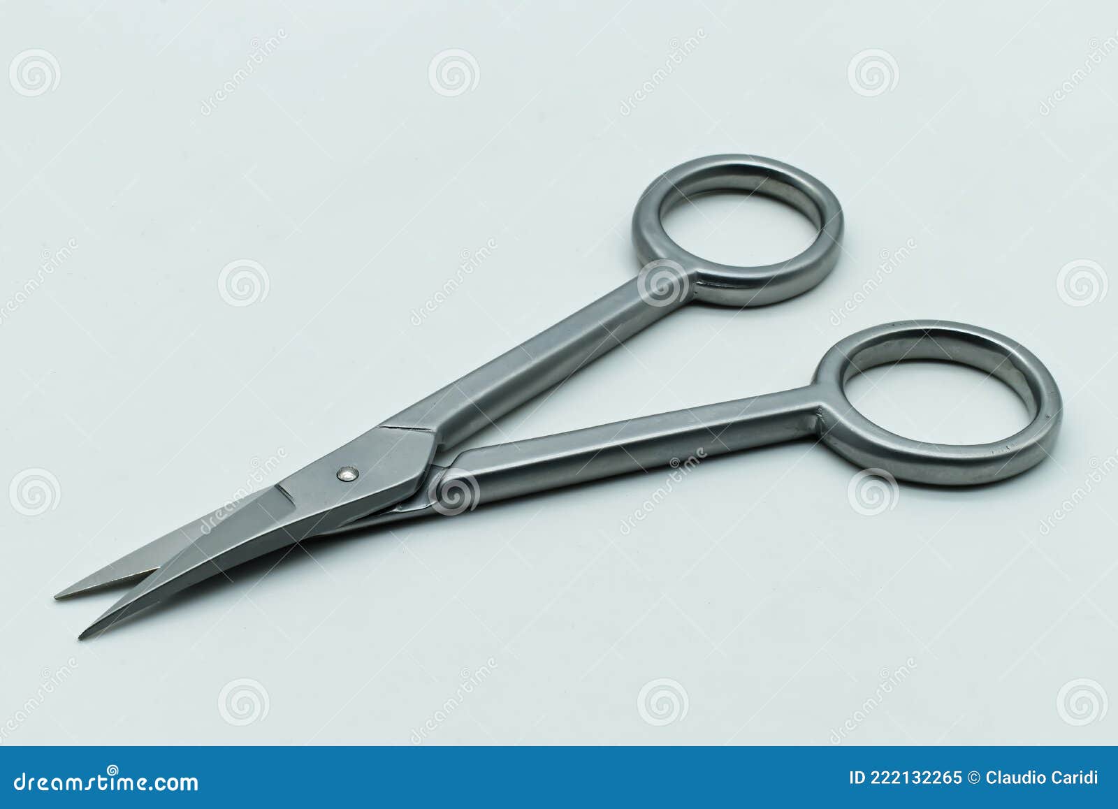 Scissors for Cutting Nails Isolated on White Background Stock Image
