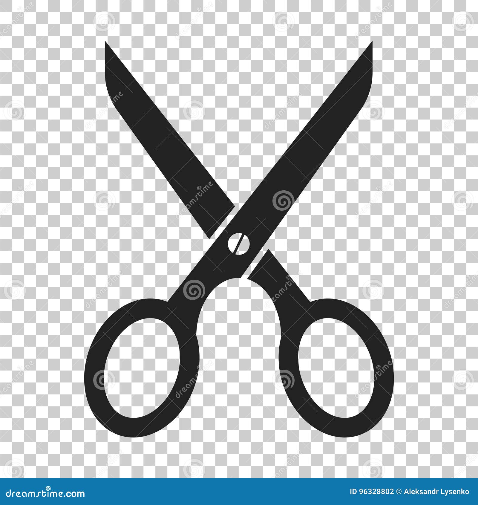 scissors flat icon. scissor  