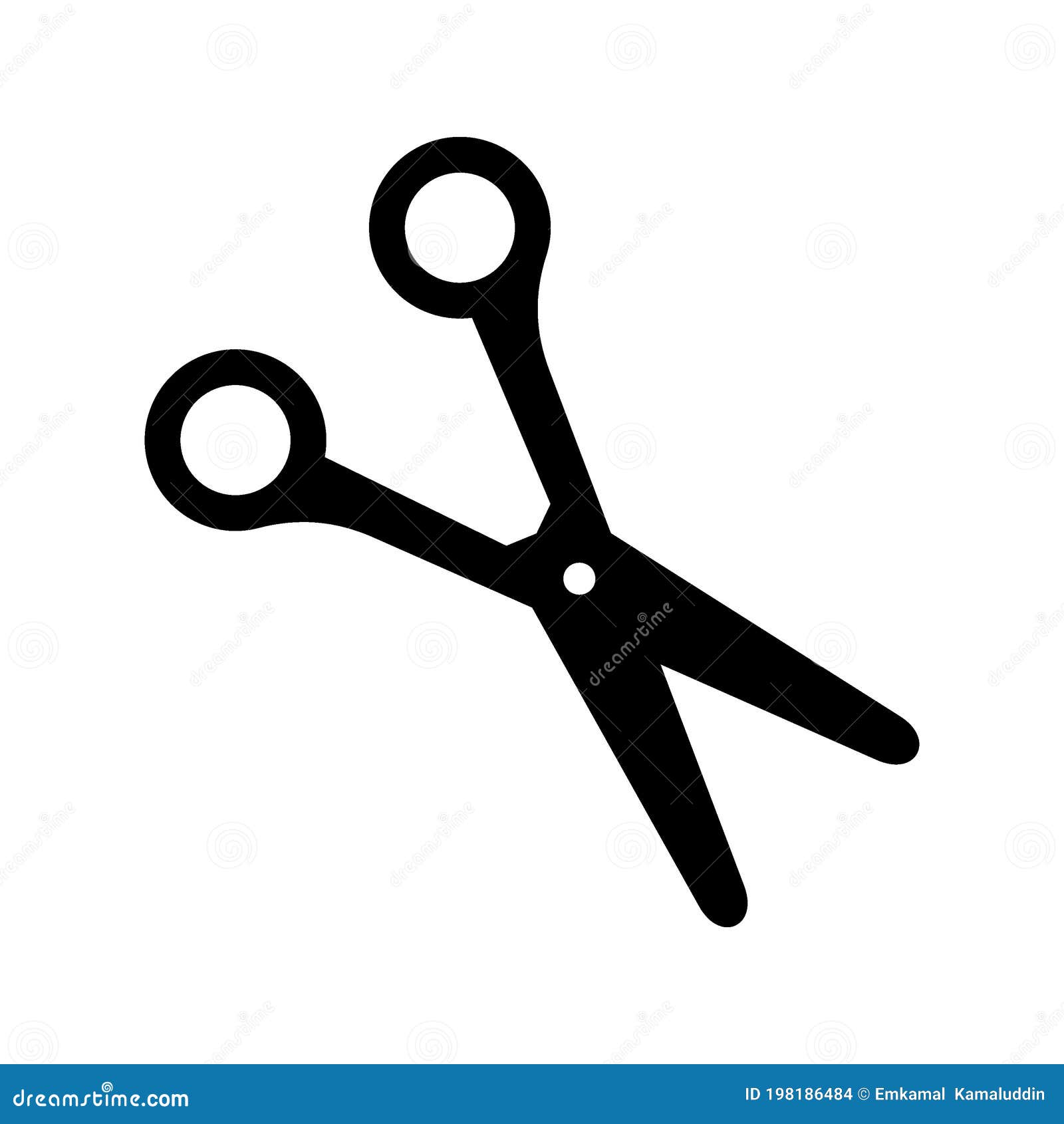 Black scissors icon- vector illustration Stock Vector by ©chrupka 166709030