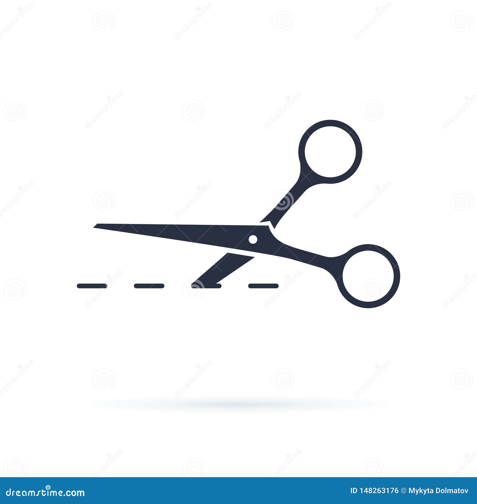 Knitting scissors icon, cartoon style 14366865 Vector Art at Vecteezy