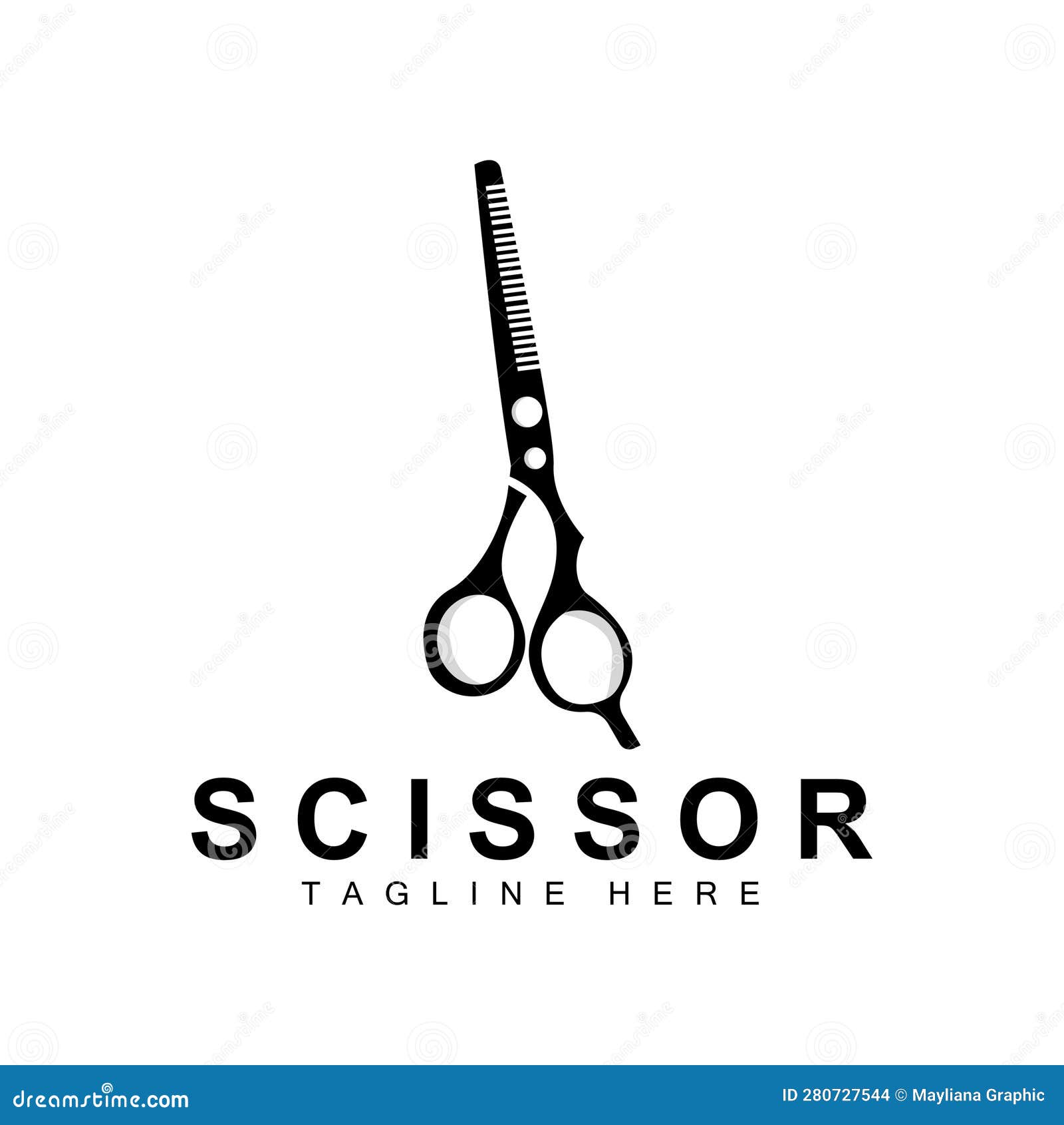 scissors logo , barbershop shaver , babershop scissors brand 