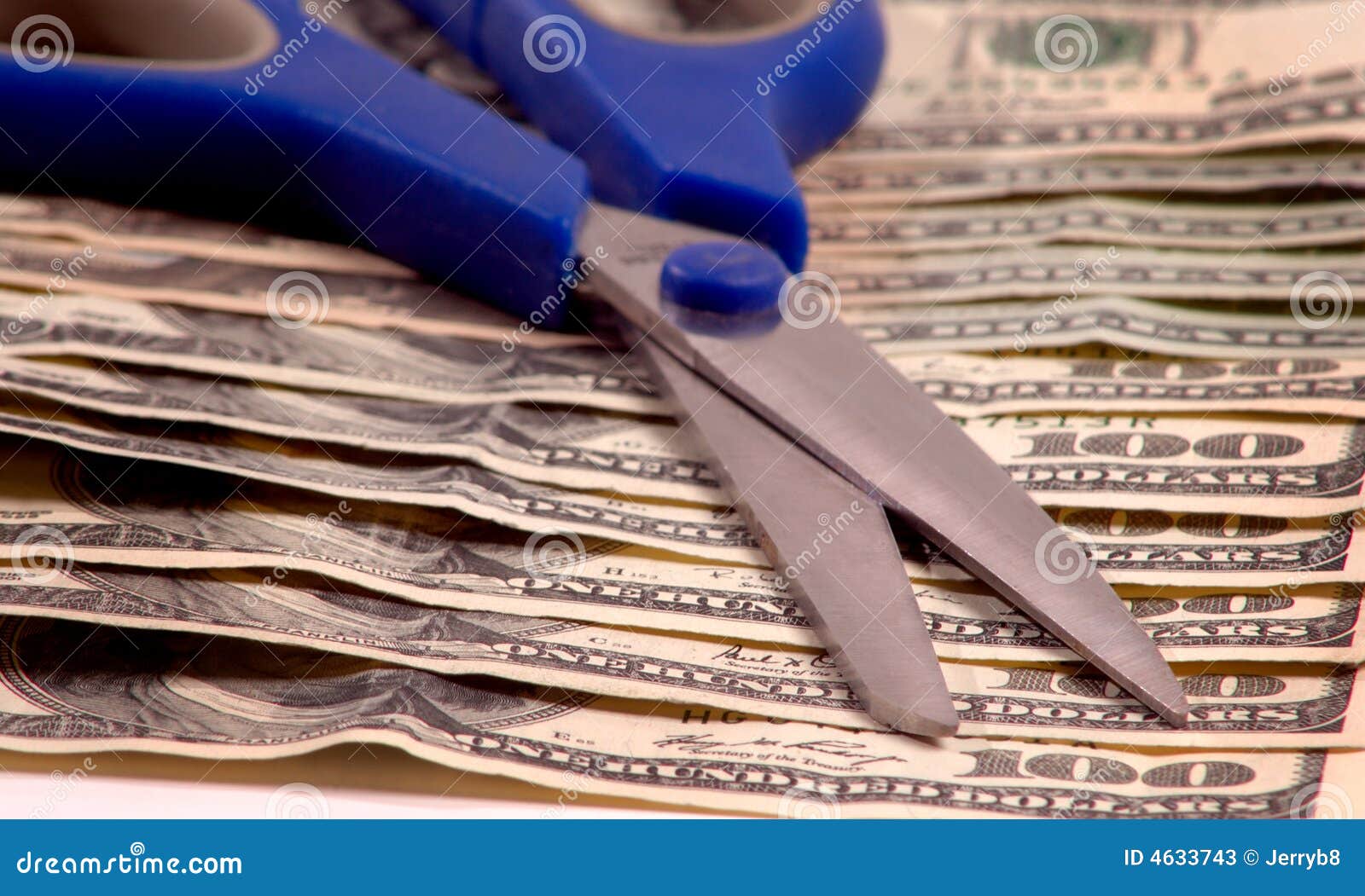 Scissors on money stock image. Image of details, costs 4633743