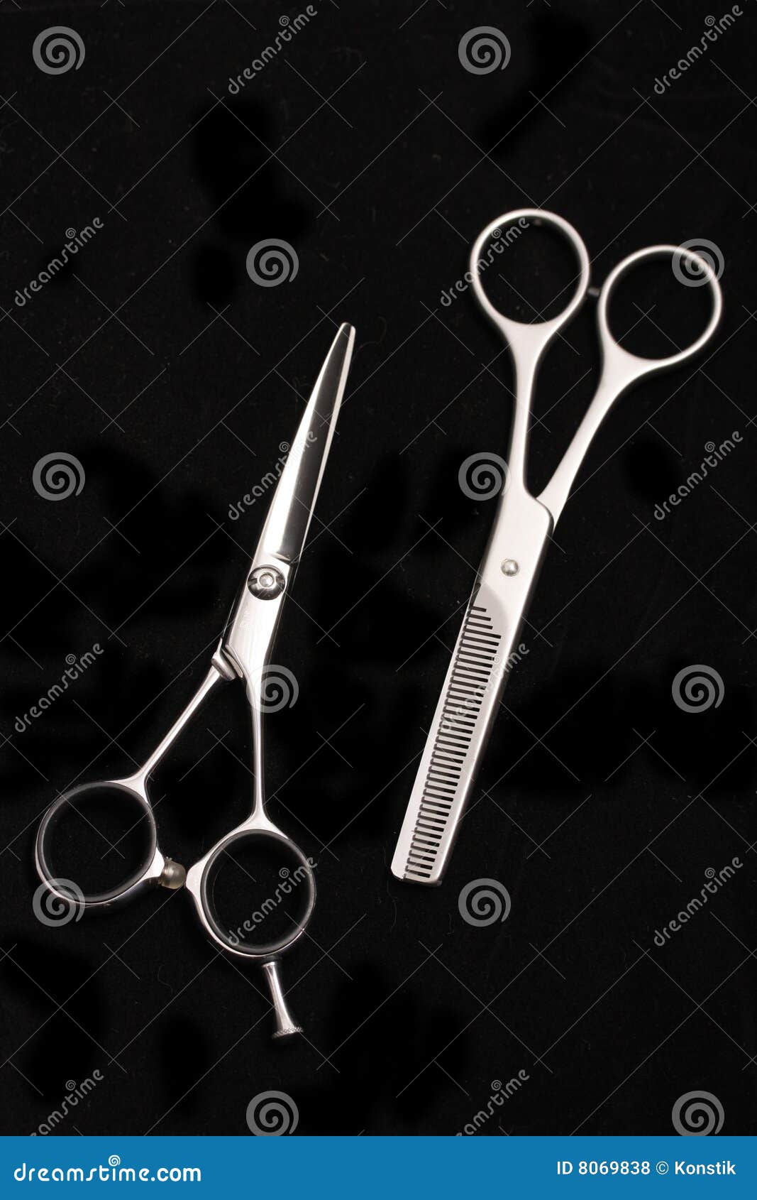Scissors, Thinning shear stock photo. Image of clippers 8069838