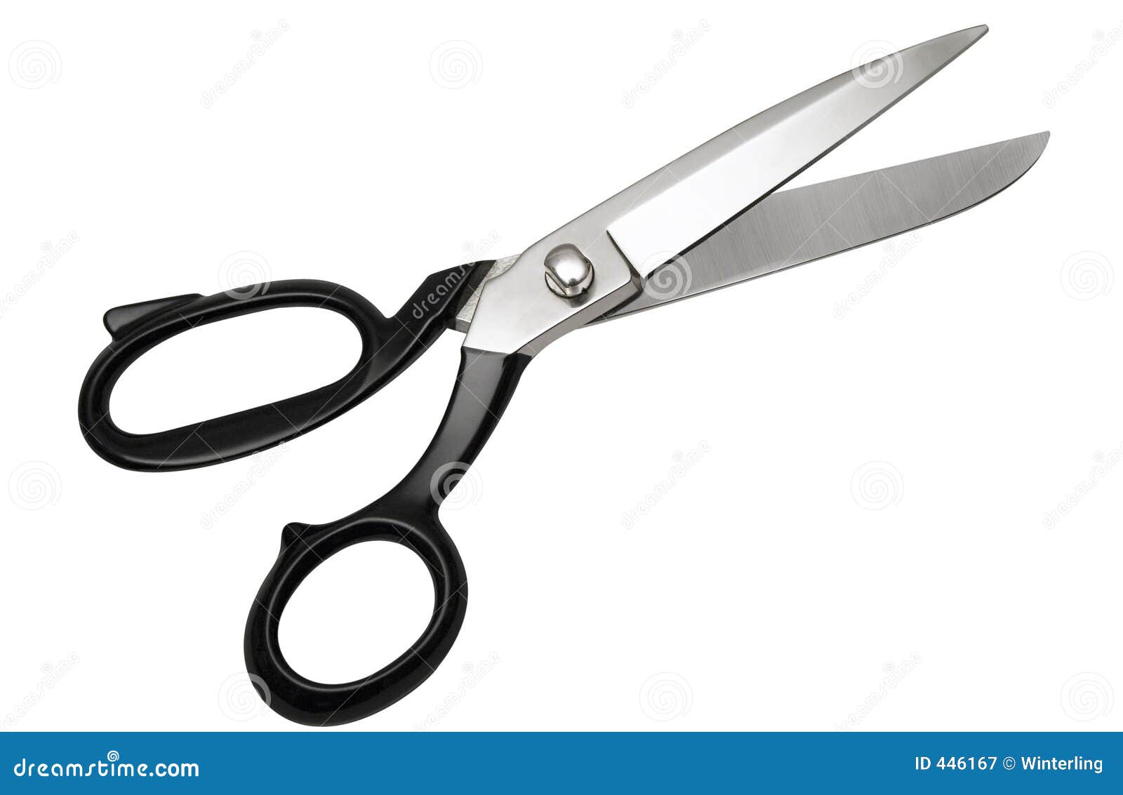 scissors, (top view) w/ path