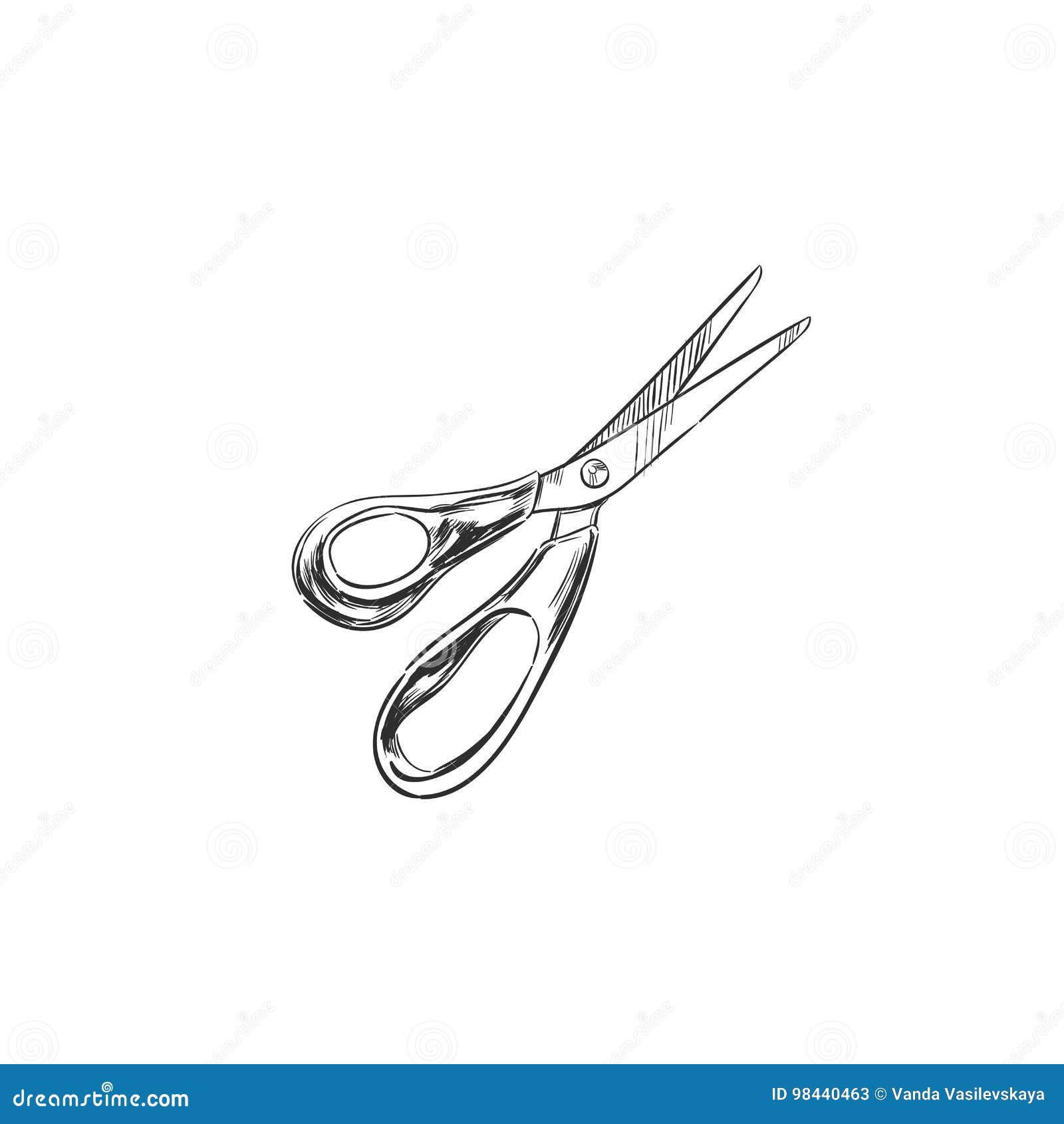 Scissors Sketch Clipart Transparent PNG Hd Scissors Sketch Illustration  Vector Tool Tool White Element PNG Image For Free Download