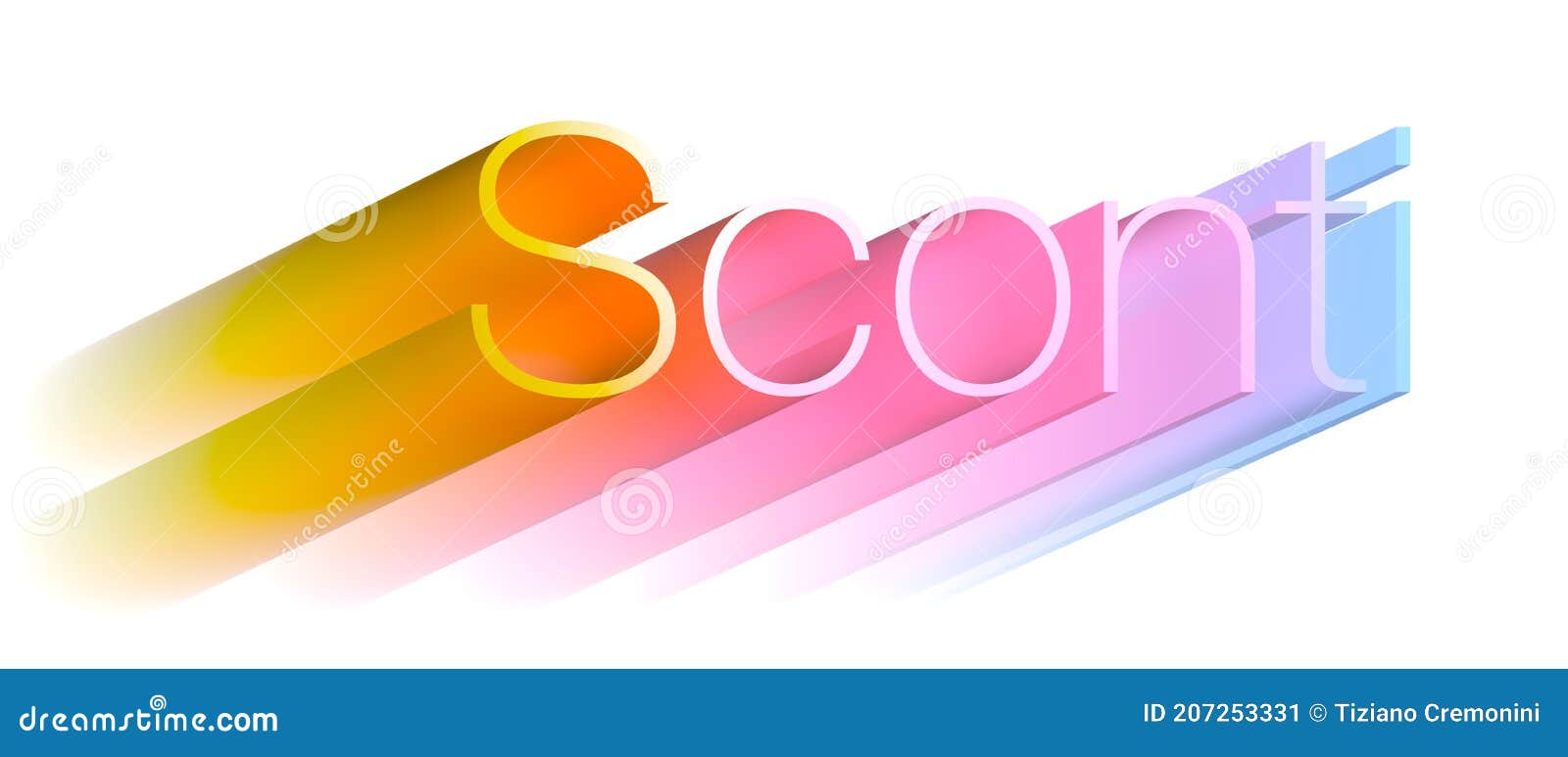 sconti, discounts,3d multicolored word, alphabet, 3d , white background