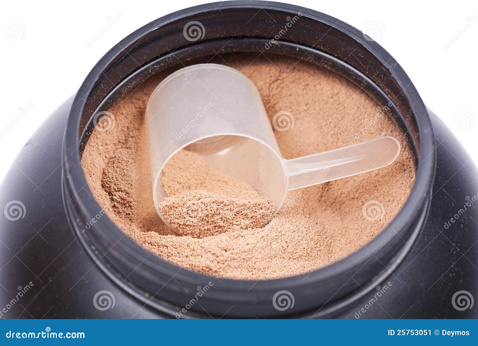 Scoop chocolate whey protein isolated fotografías e imágenes de