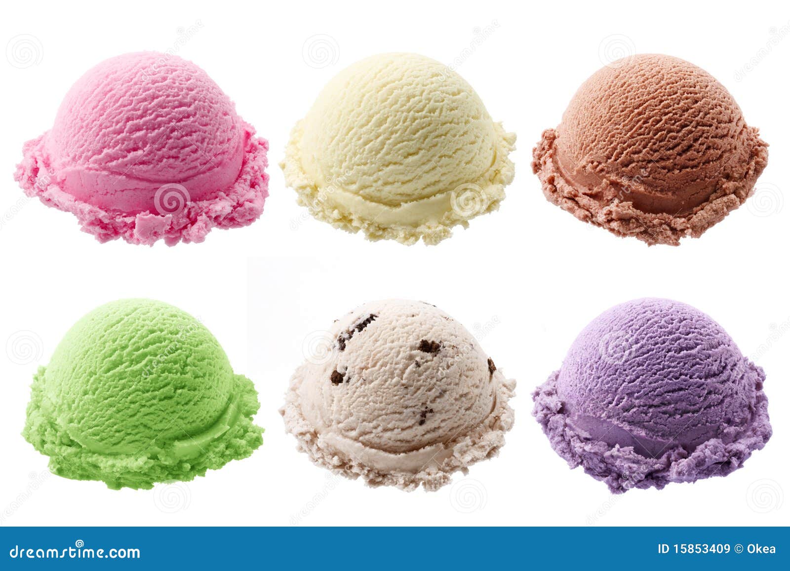 Scoops of ice cream stock image. Image of scoop, food - 15853409