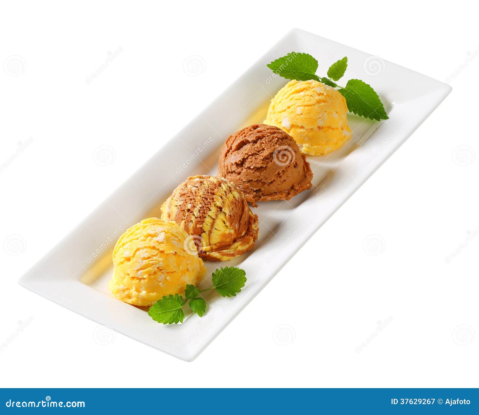 Scoops of ice cream stock image. Image of ball, background 37629267