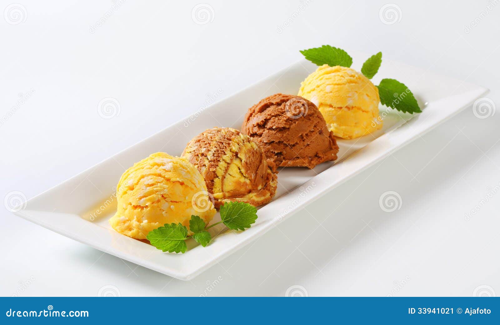Scoops of ice cream stock image. Image of ball, caramel 33941021