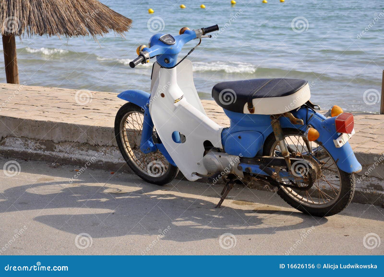 Scooter stock photo. Image of holiday, greece, travel - 16626156