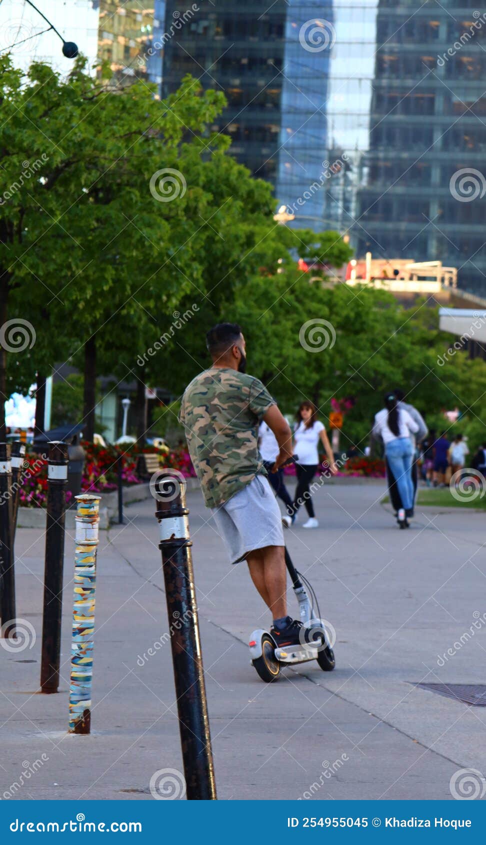 Scooter Ride Toronto editorial image. Image of street 254955045