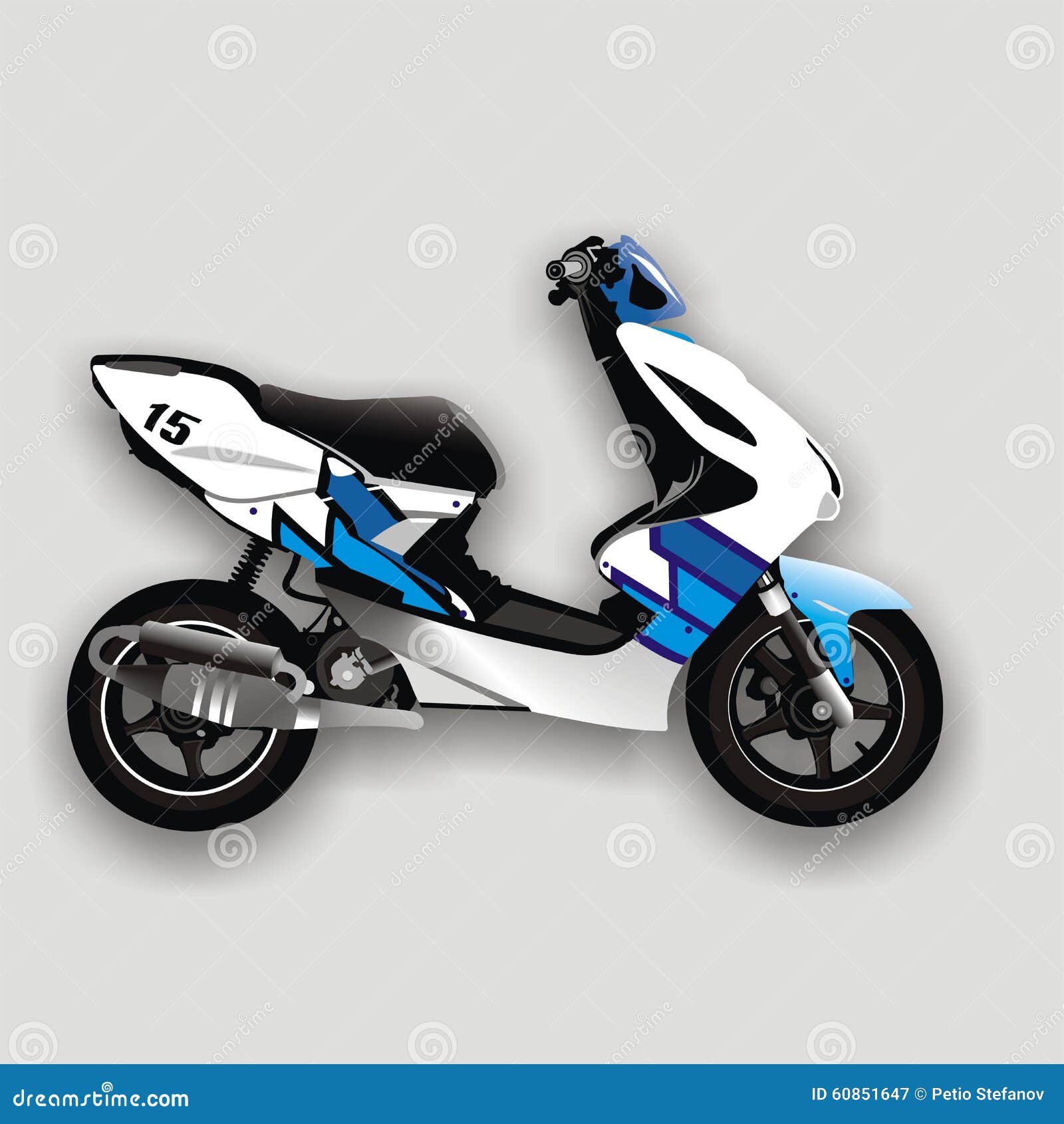 Scooter yamaha  aerox  stock vector Illustration of scooter 