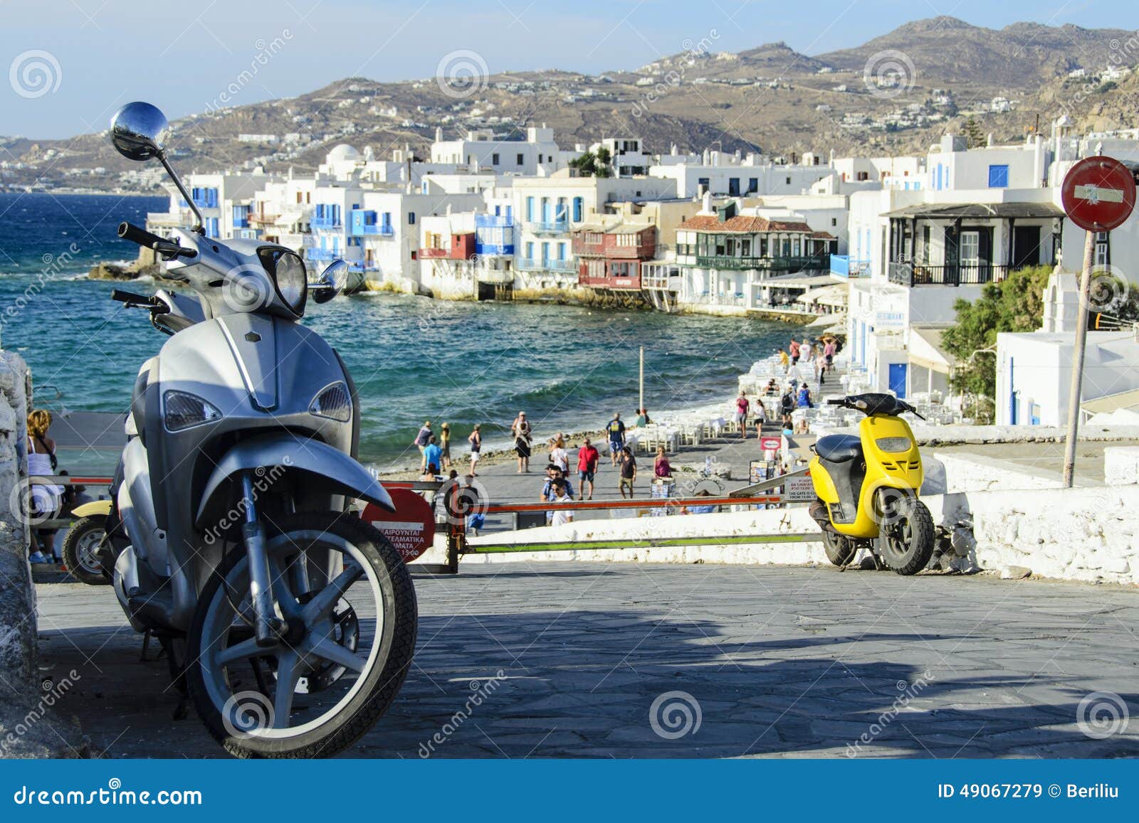 Scooters stock image. Image of sunny -