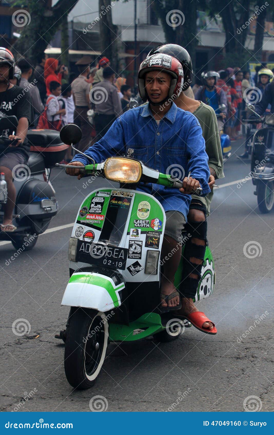 Scooters editorial image. Image of indonesia, scooter 47049160