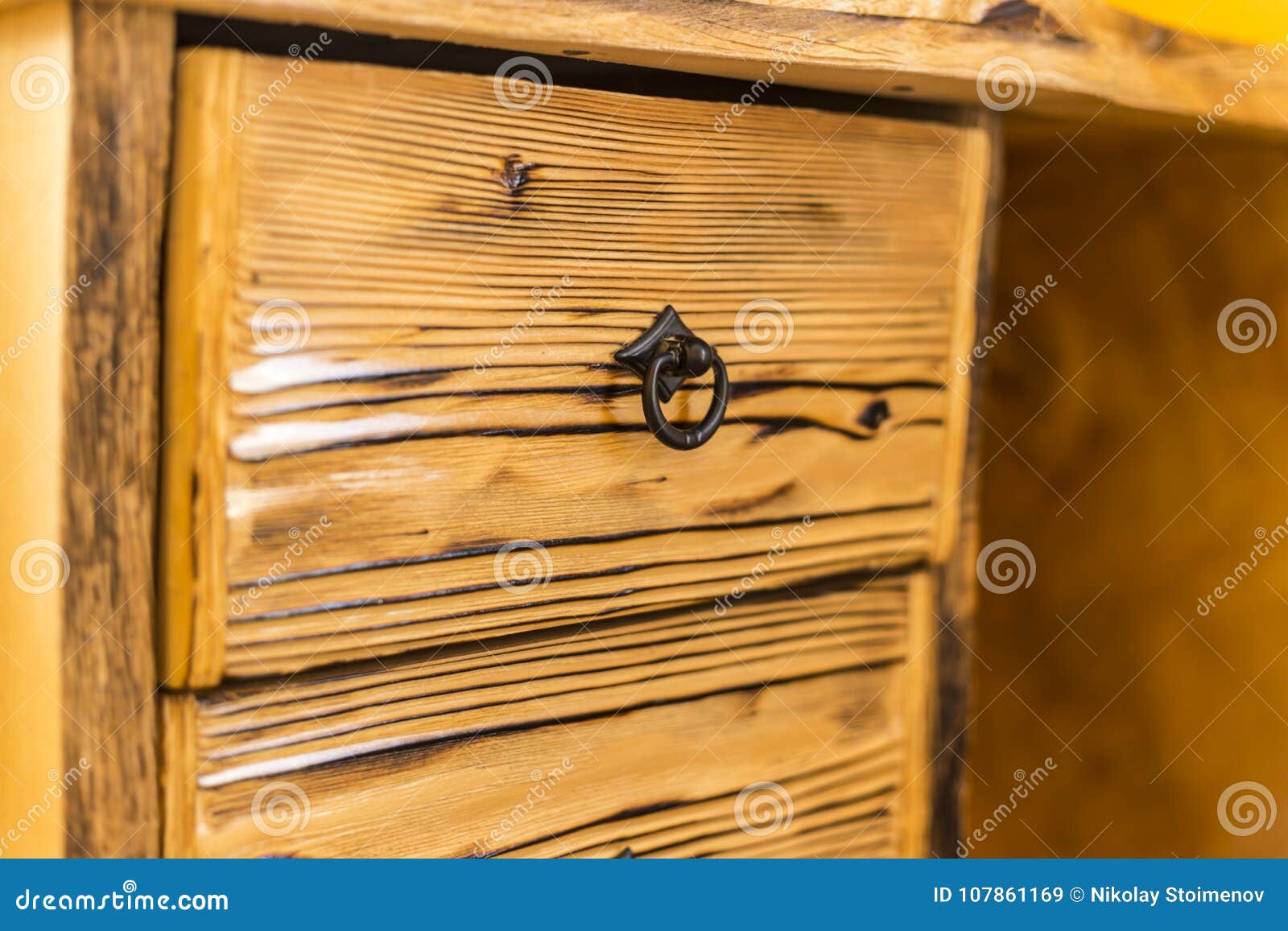 Shou Sugi Ban Burnt Wood Technique Stock Image Image Of