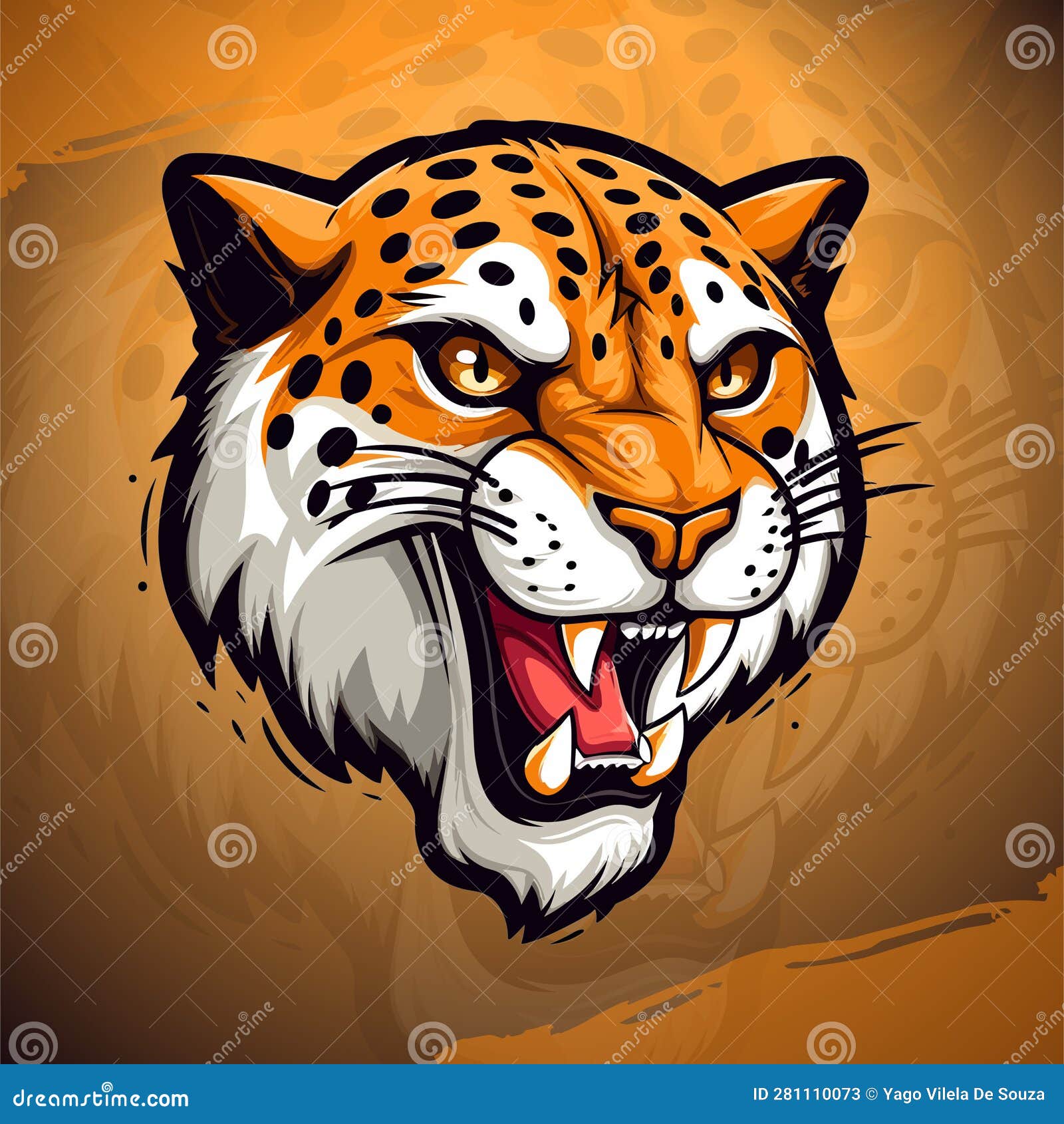 Score Big with the Perfect Cheetah Logo Vector Graphic for Sports