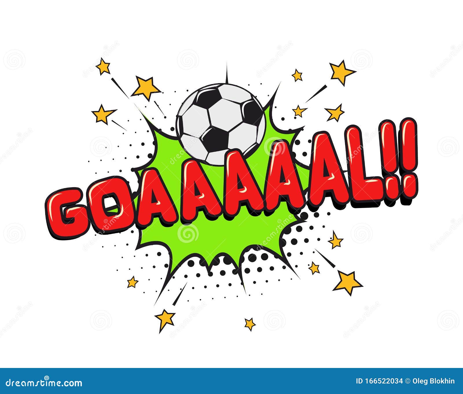 Scoring a Goal Football Match Speech Bubble Isolated Vector Illustration.  Win in Soccer Match Funny Cartoon Design Stock Illustration - Illustration  of kick, book: 166522034