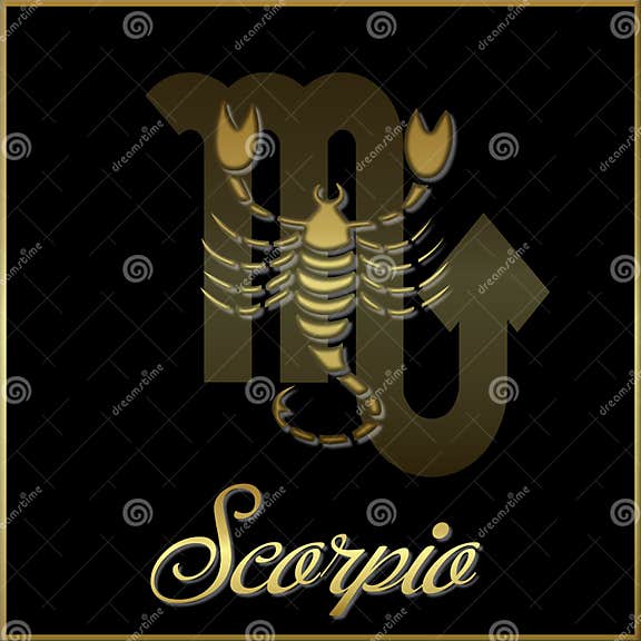 Scorpio stock illustration. Illustration of metallic, artistic - 5113254