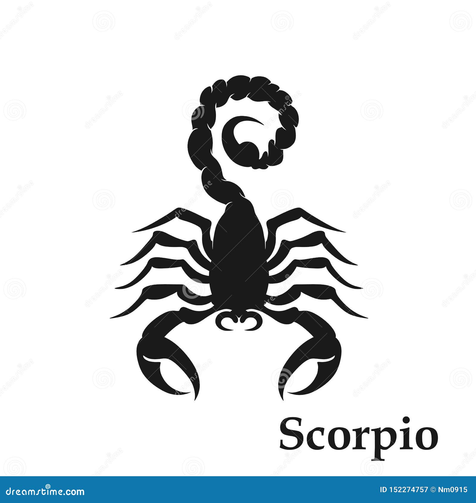 Скорпион силуэт