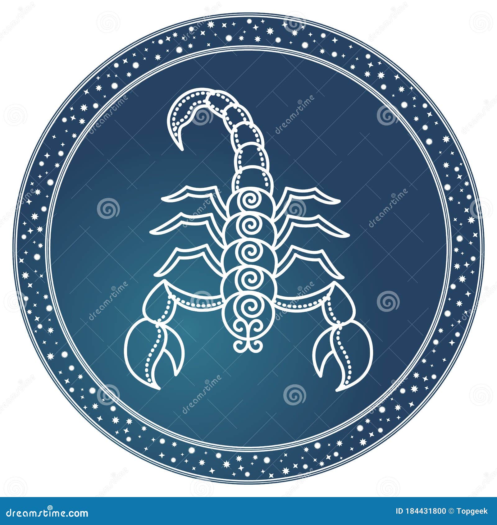 Scorpio Glyphs Royalty-Free Stock Photo | CartoonDealer.com #99471