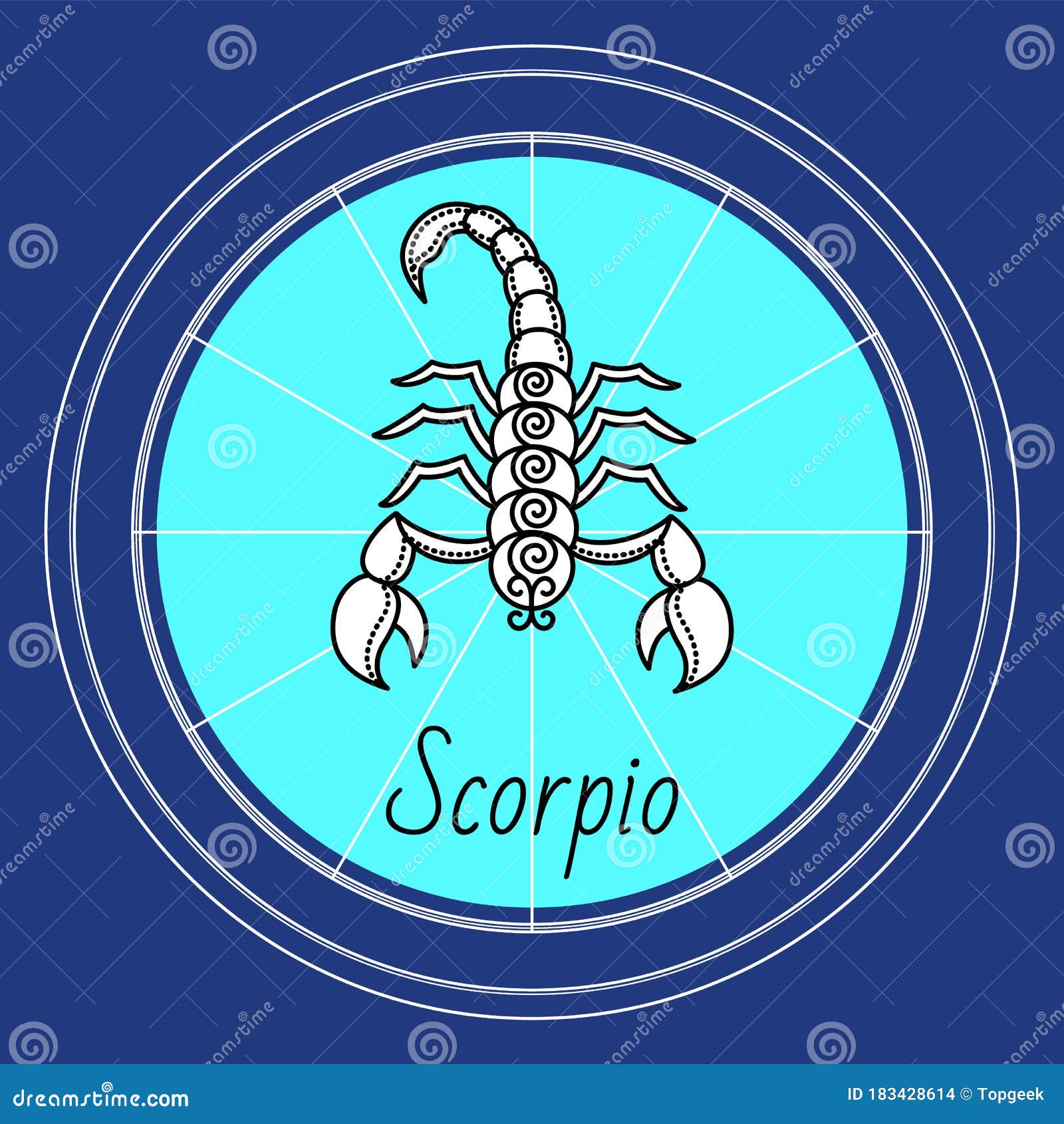 Scorpio Glyphs Royalty-Free Stock Photo | CartoonDealer.com #99471