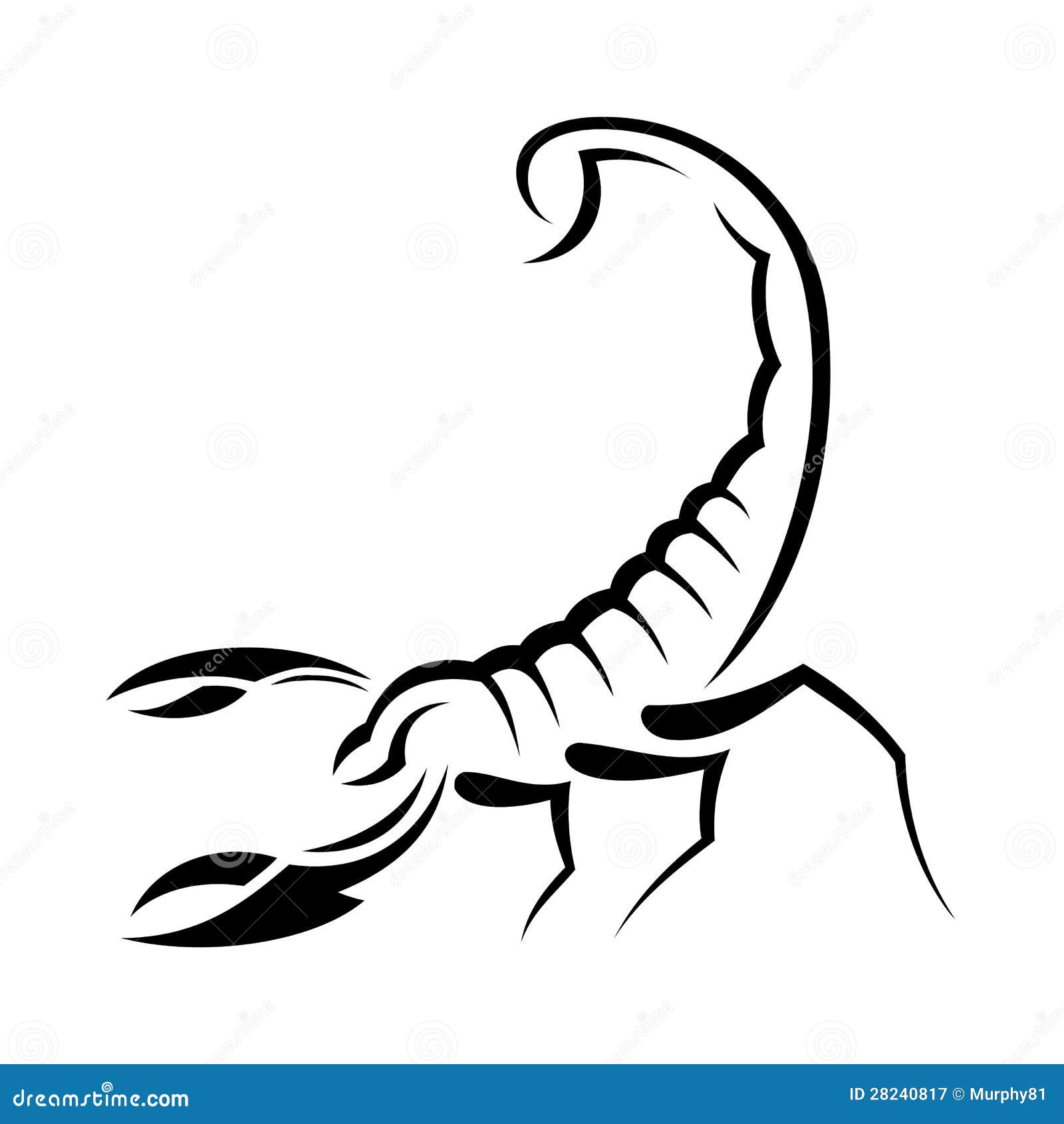 Скорпион эскиз легкий