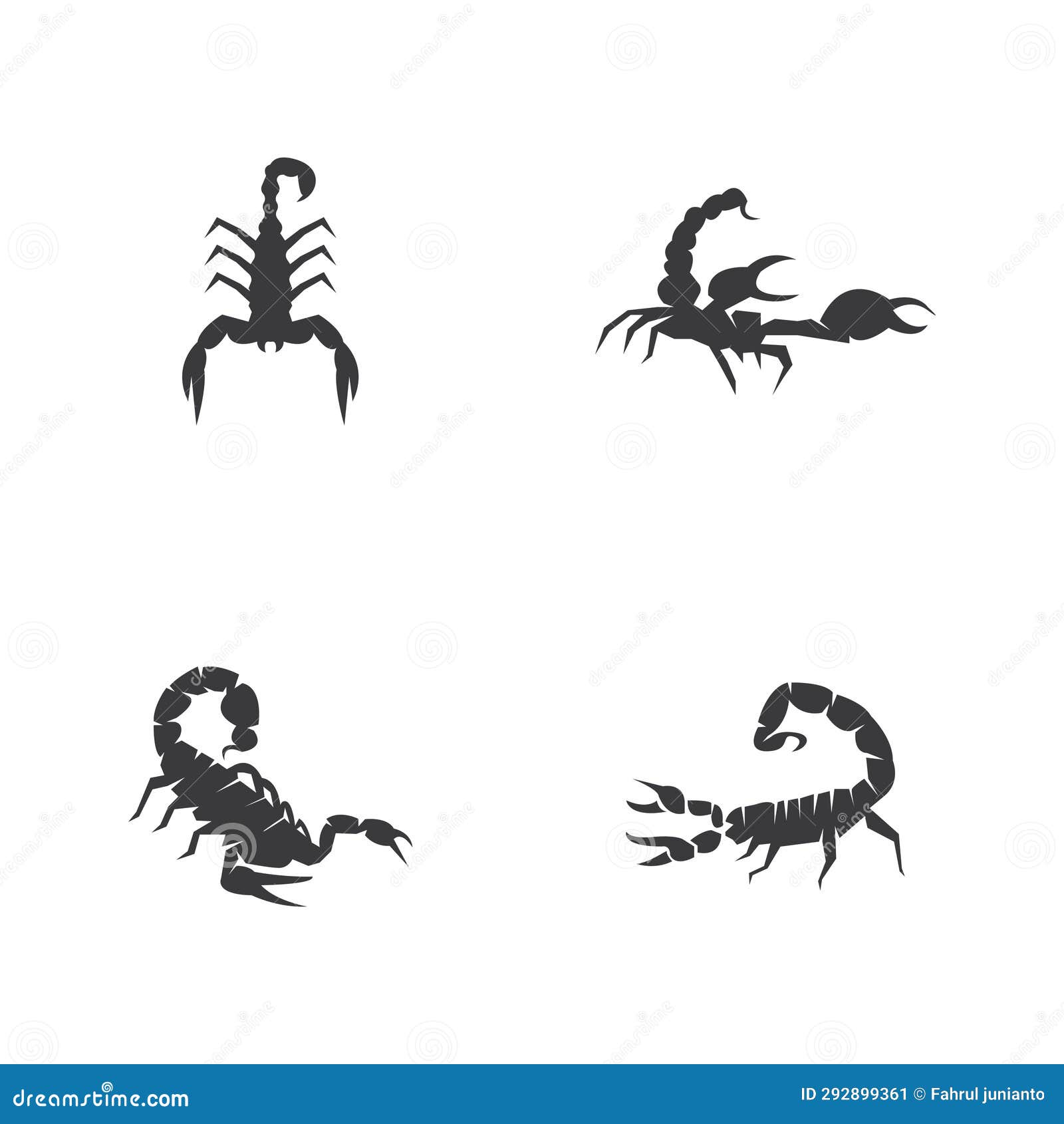 scorpion icon and   template