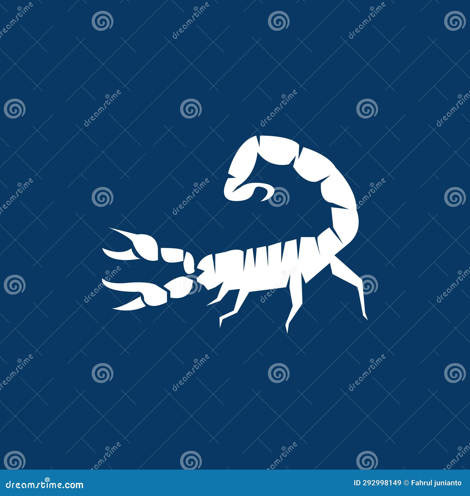 scorpion icon and   template