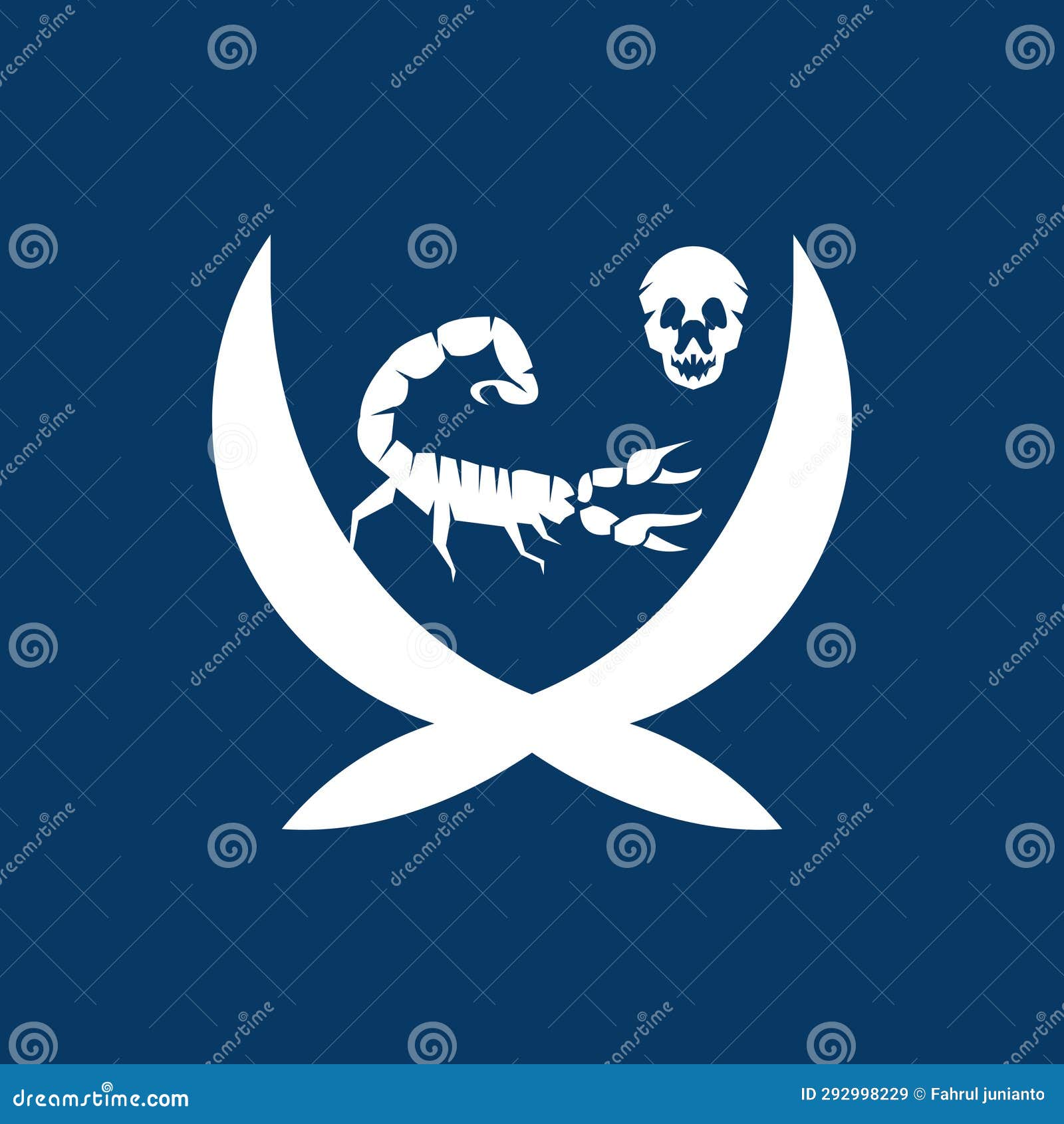 scorpion icon and   template