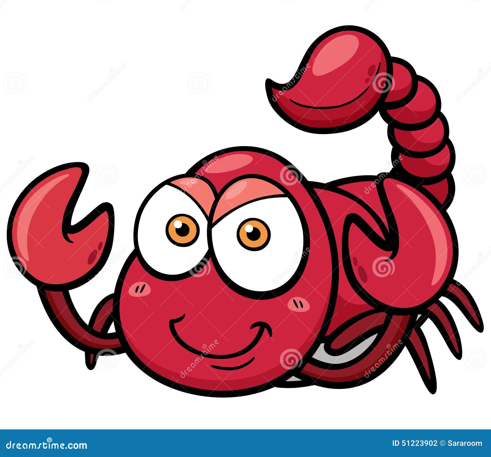 Scorpion stock vector. Illustration of pose, poison, scorpion - 51223902