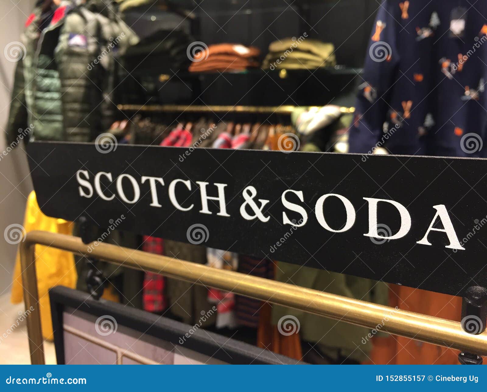 Scotch and Soda Clothing Company Editorial Photography Image of