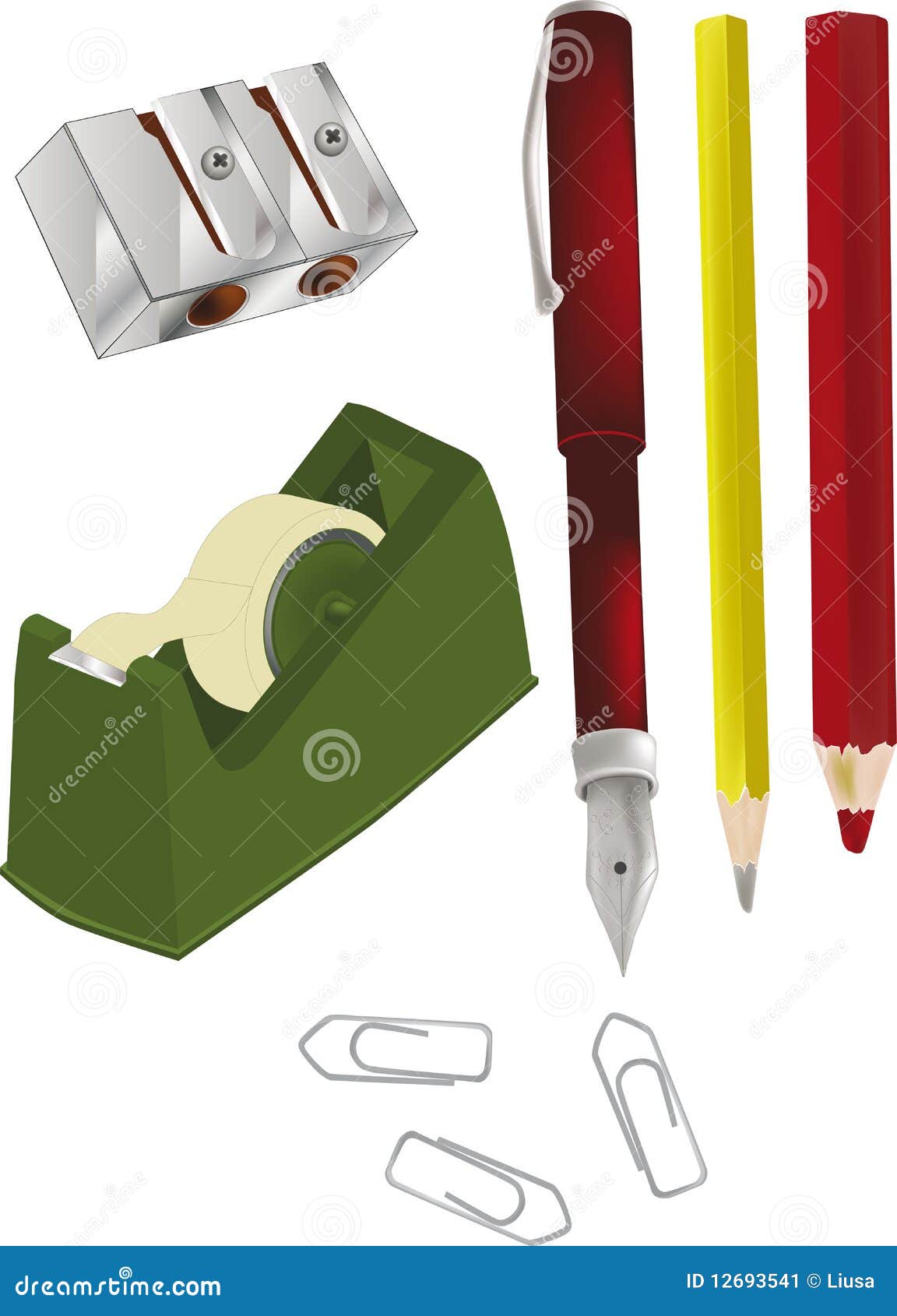 Tape Dispenser Cartoon Vector 25175729