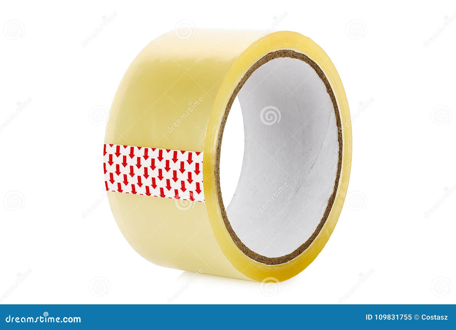 Adhesive Tape Roller Isolated On White Stock Photo - Download