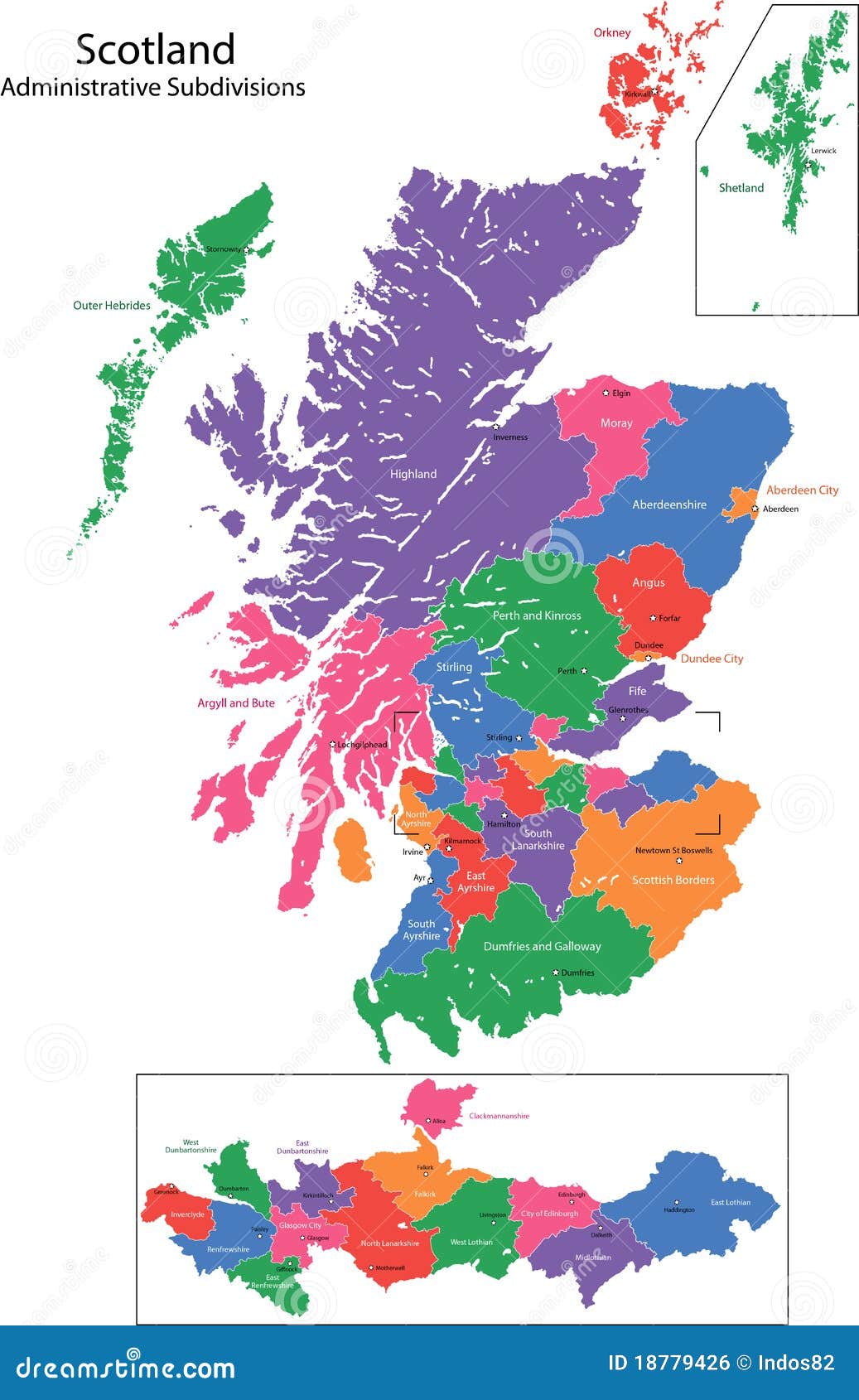 scotland map