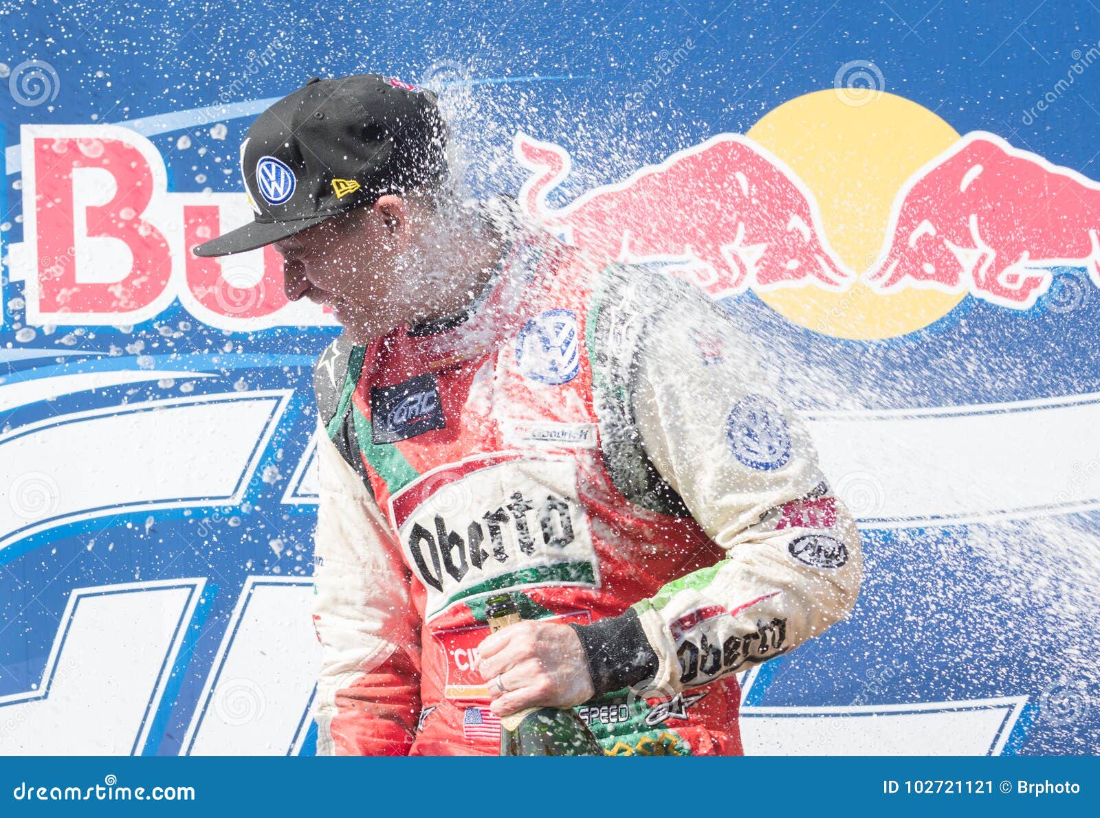 Scott Speed Durante Red Bull GRC Foto editorial Imagen de terreno