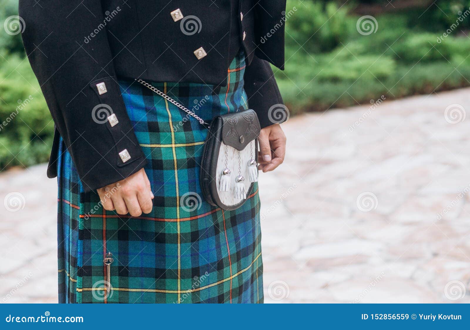 Scottish Kilt Men Traditional Clothing Accessories Stock Image - Image of clothing, classic: 152856559