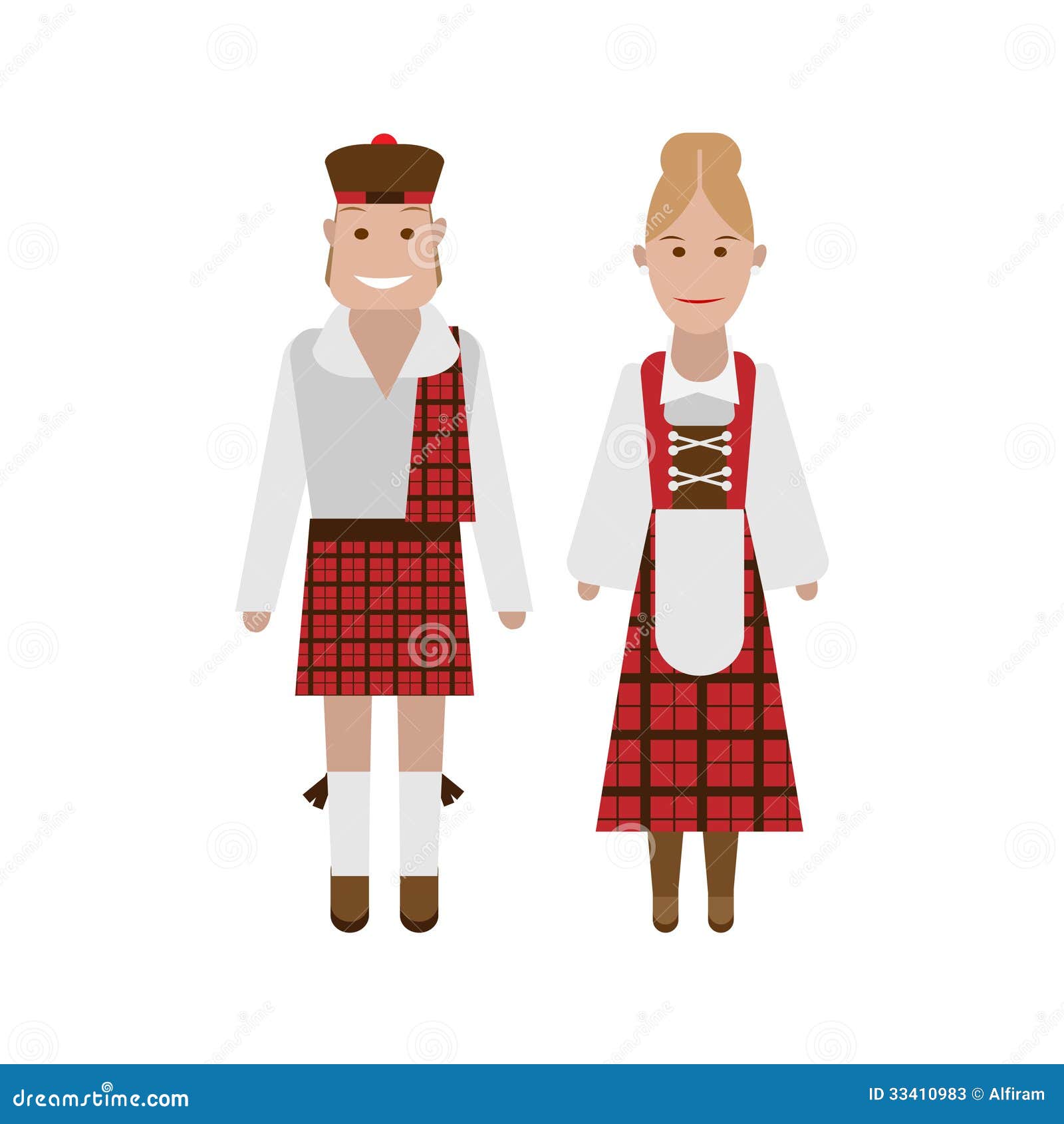 Scottish National Costume Stock Photos - Image: 33410983