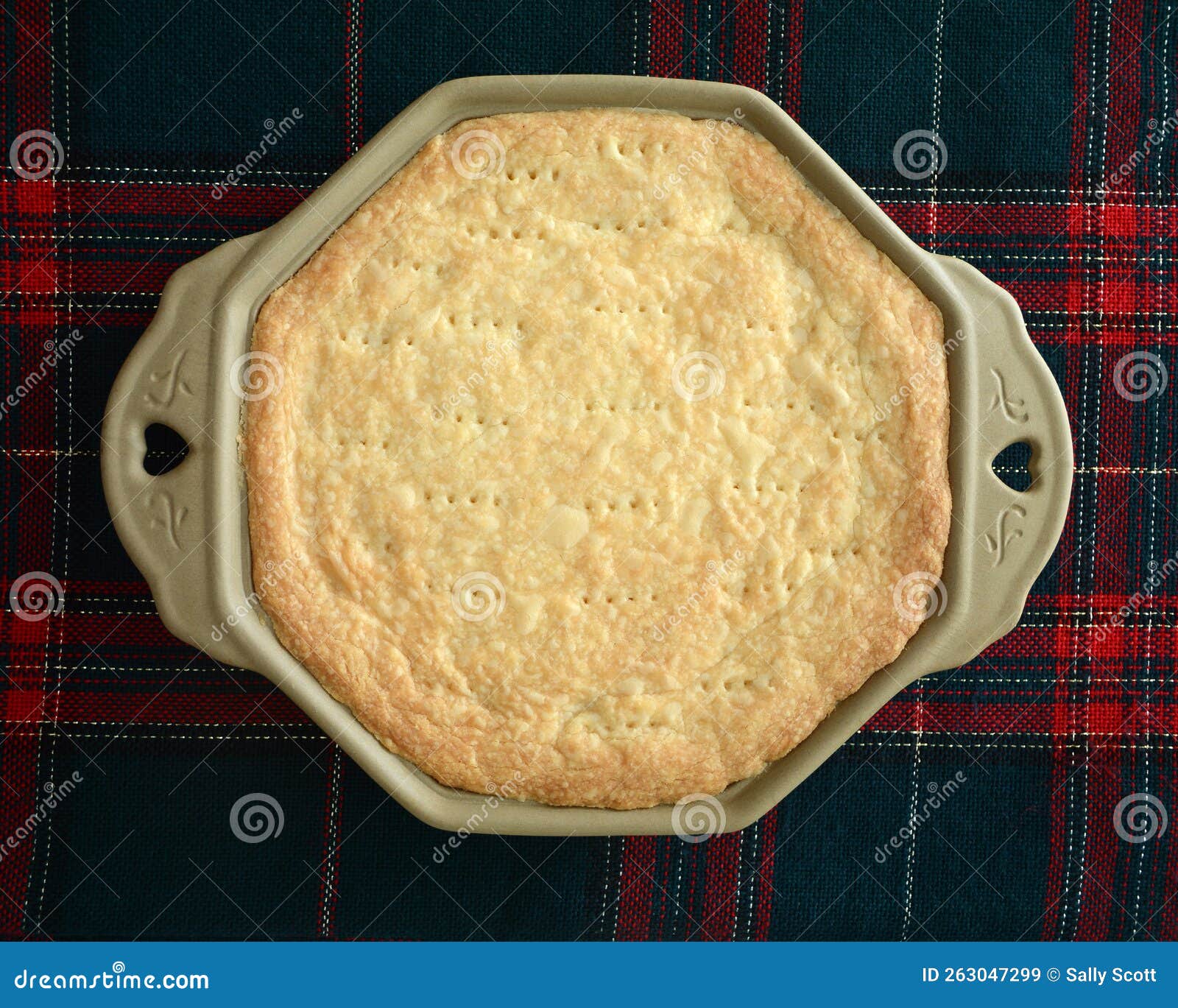 Scottish Shortbread in Stone Mould Stock Image - Image of mold