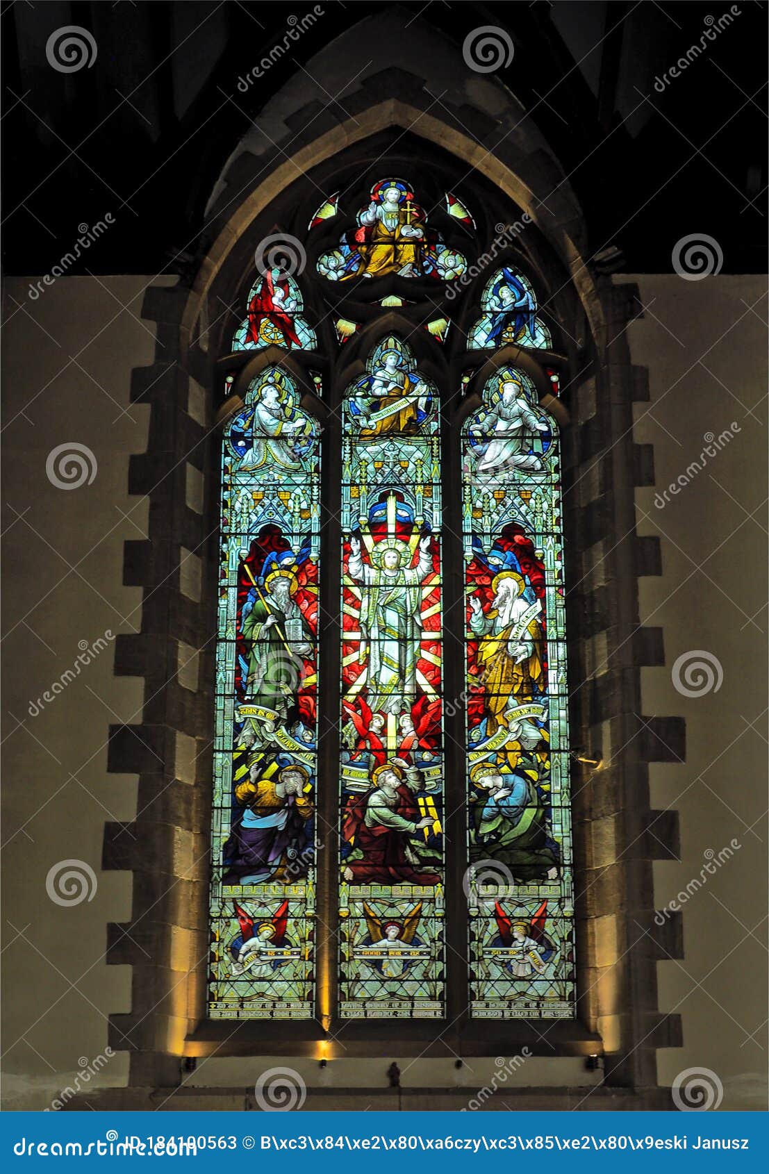 Scottish Stained Glass Window Stock Image Image Of City Stained