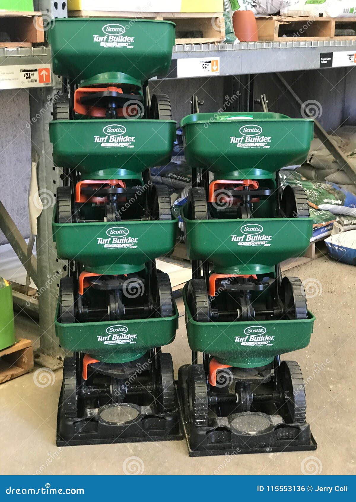 Scotts spreader setting for lime