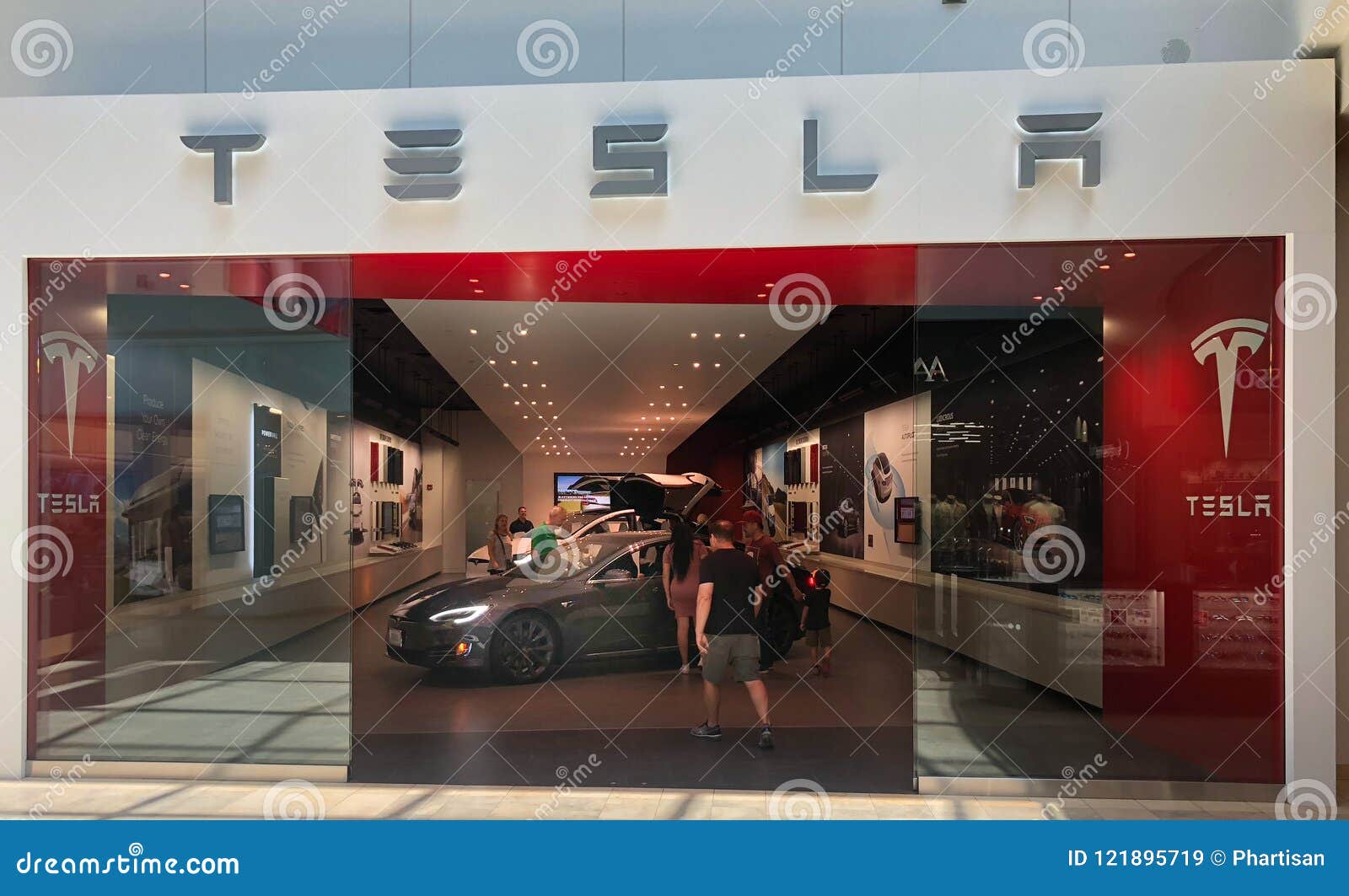 Tesla Store Scottsdale,AZ editorial stock image. Image of scottsdale