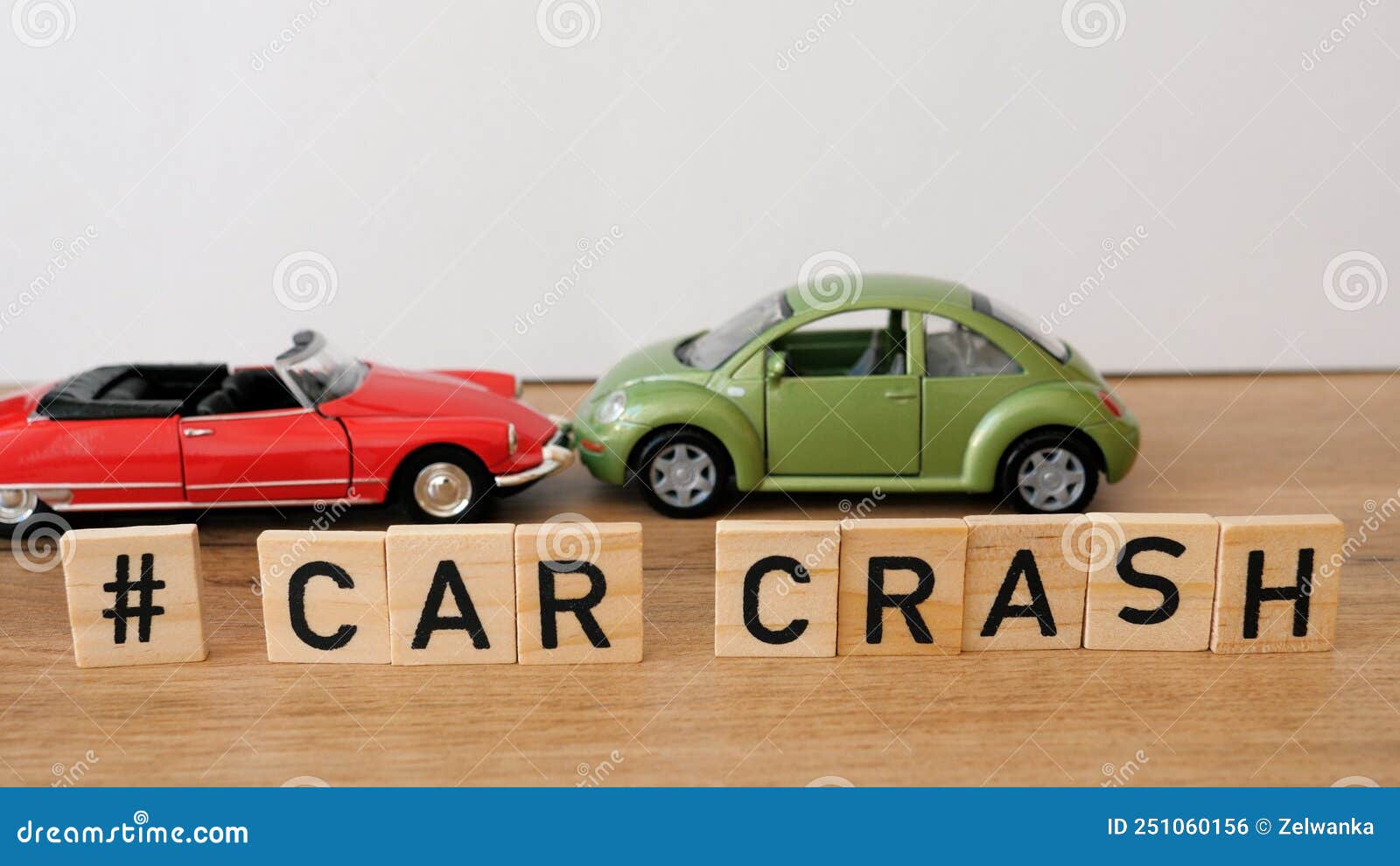 Scrabble Words Car Crash. Car Crash Concept Stock Photo Image of