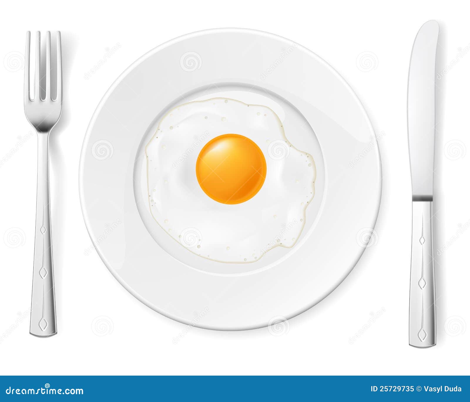 Scrambled egg stock vector. Illustration of nutrition - 25729735