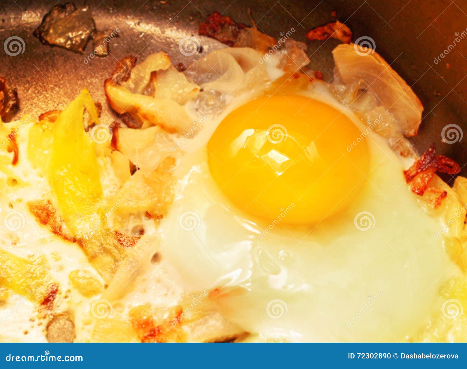 Scrambled Eggs with Cabbage Stock Photo Image of cabbage, eggs 72302890