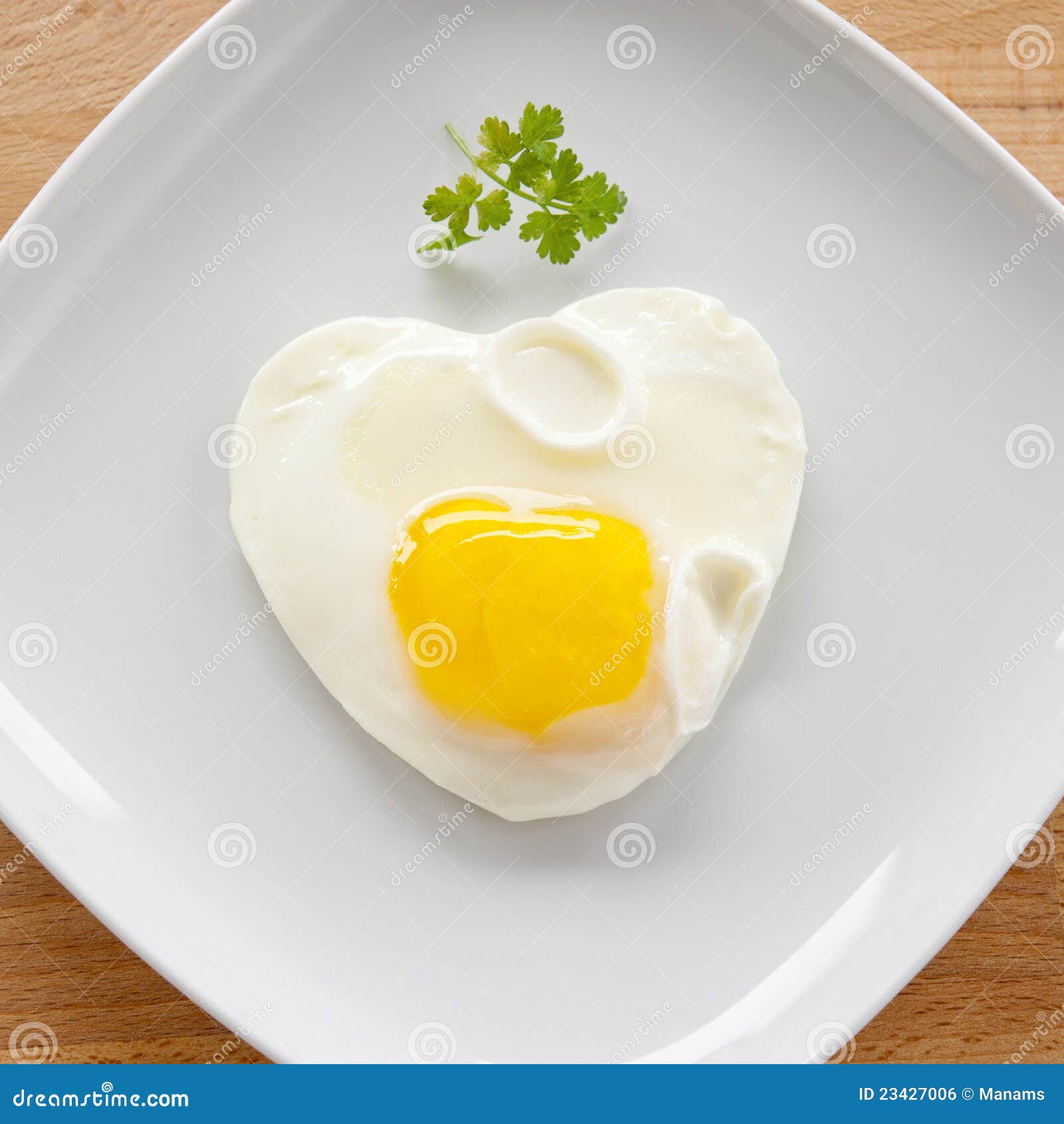 Scrambled Eggs in the Form of Heart Stock Photo Image of lunch, bread