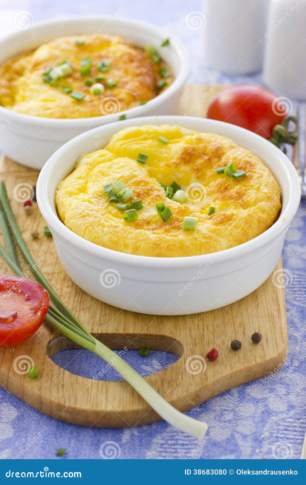 Scrambled eggs stock photo. Image of salt, cocotte, scrambled 38683080