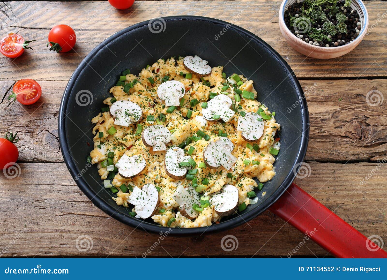 Scrambled eggs stock photo. Image of dish, natural, healthy 71134552