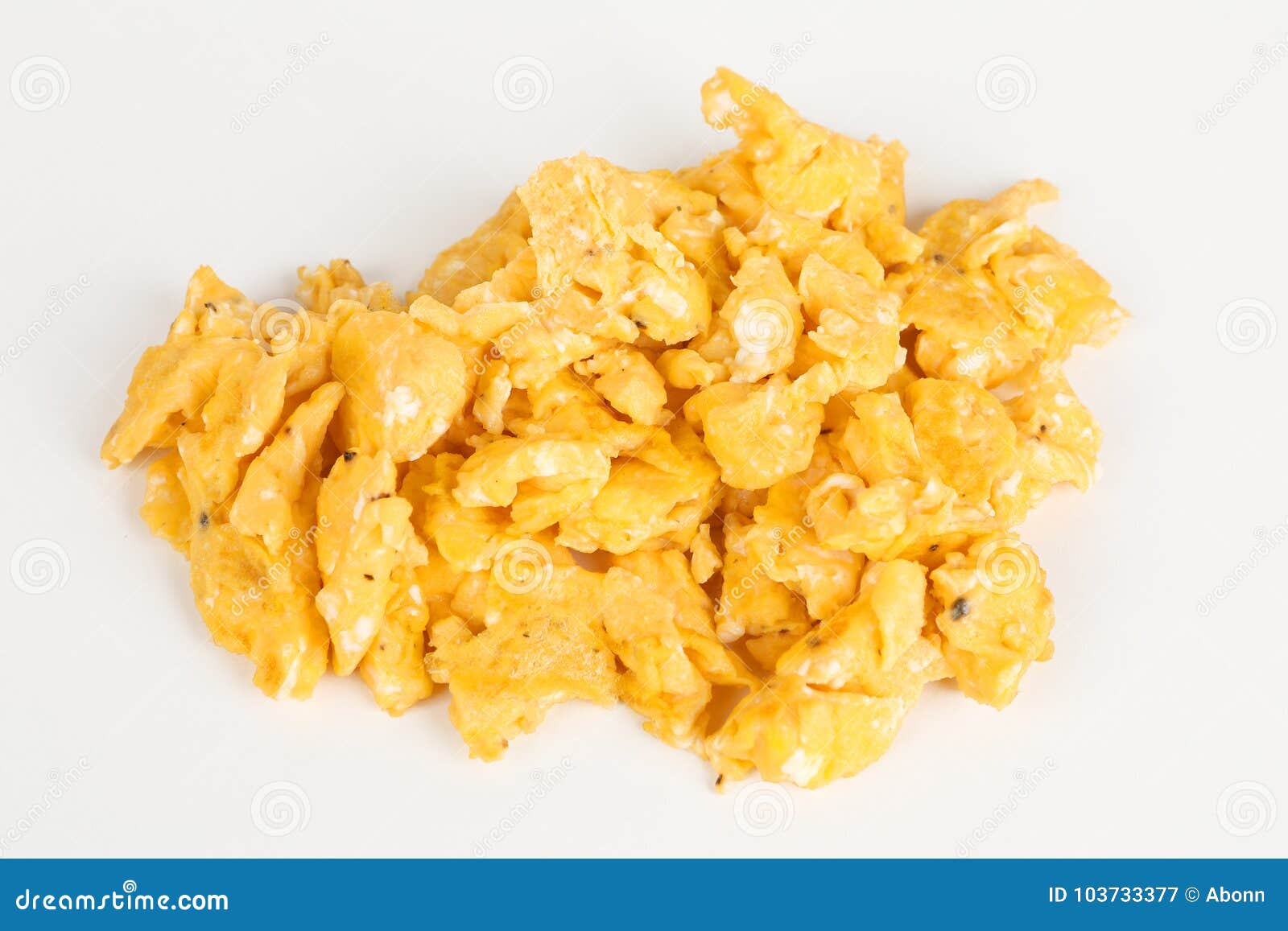 Bowl Of Scrambled Eggs Stock Photo - Download Image Now - Scrambled Eggs,  White Background, Bowl - iStock